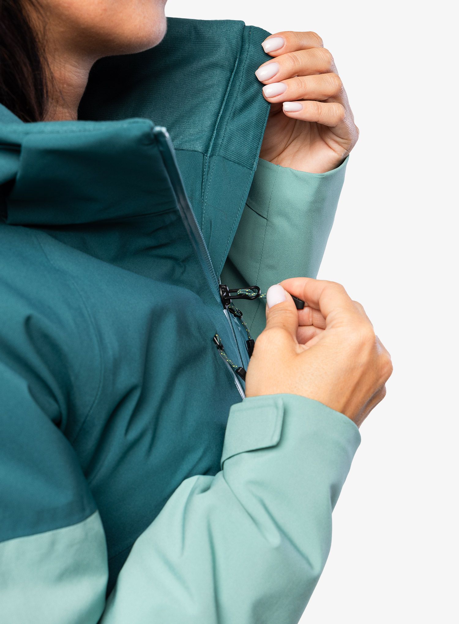 Ženska skijaška jakna Marmot Pace Jacket - dark jungle/blue agave