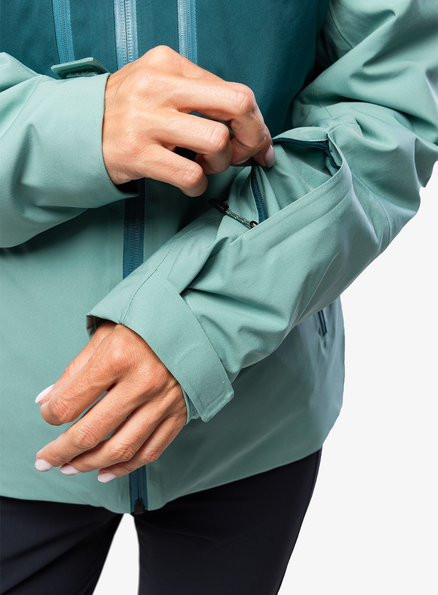 Ženska skijaška jakna Marmot Pace Jacket - dark jungle/blue agave