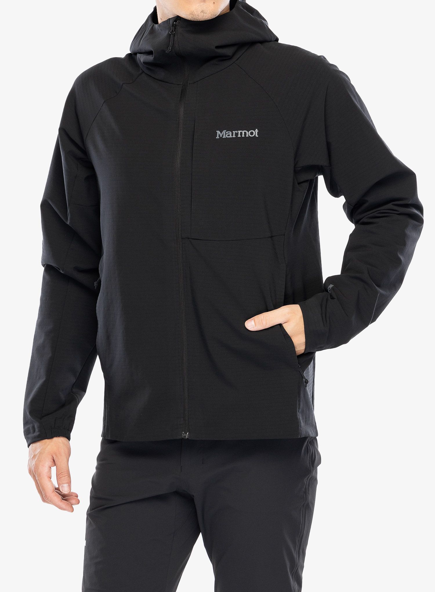 Vjetrovka Marmot Pinnacle DriClime Hoody - black