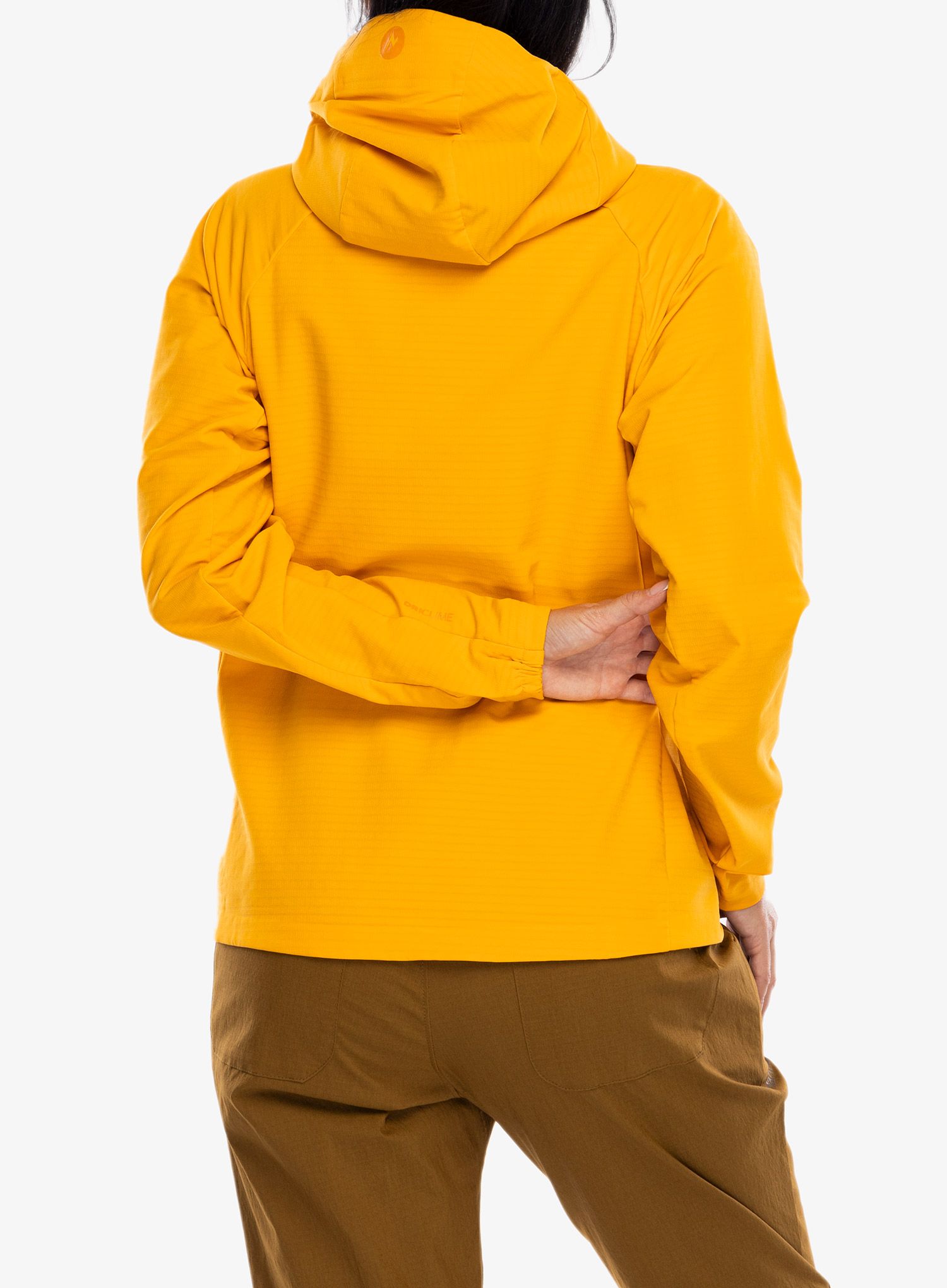 Ženska vjetrovka Marmot Pinnacle DriClime Hoody - golden sun