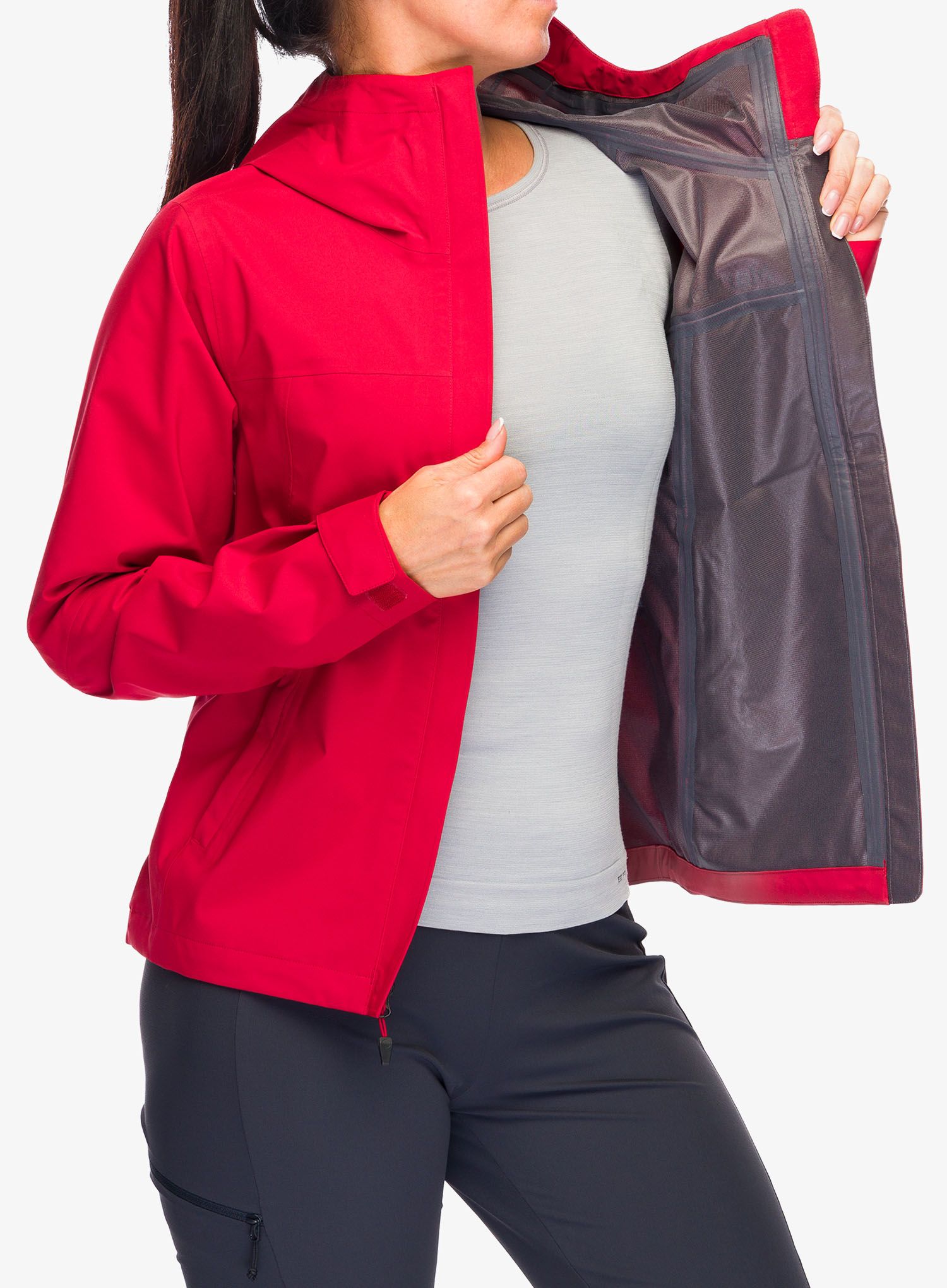 Ženska kišna jakna Marmot PreCip Eco Pro Jacket - team red