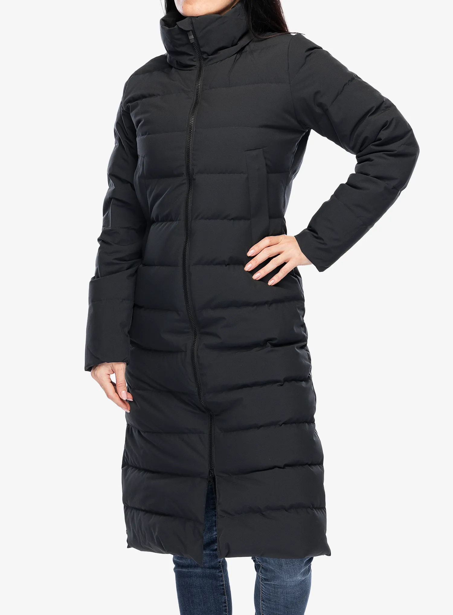 Ženski perjani kaput Marmot Prospect Coat - black/black