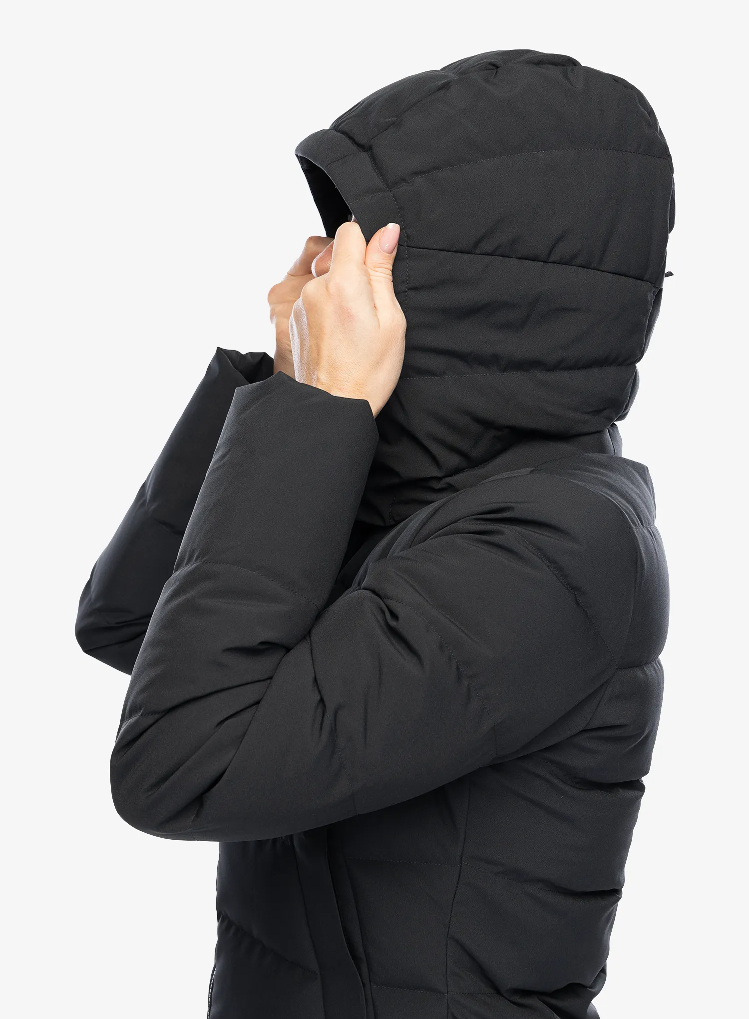 Ženski perjani kaput Marmot Prospect Coat - black/black