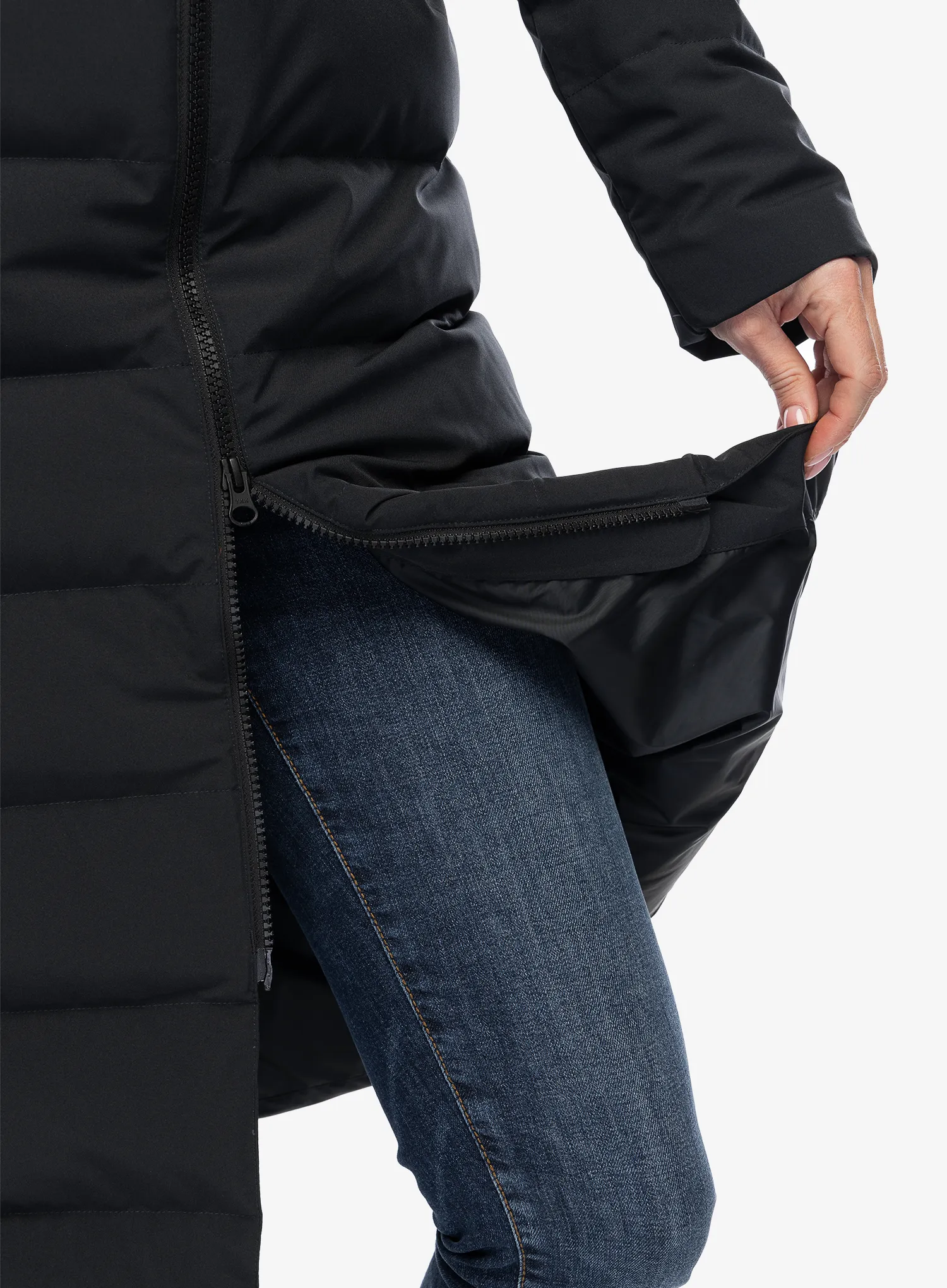 Ženski perjani kaput Marmot Prospect Coat - black/black