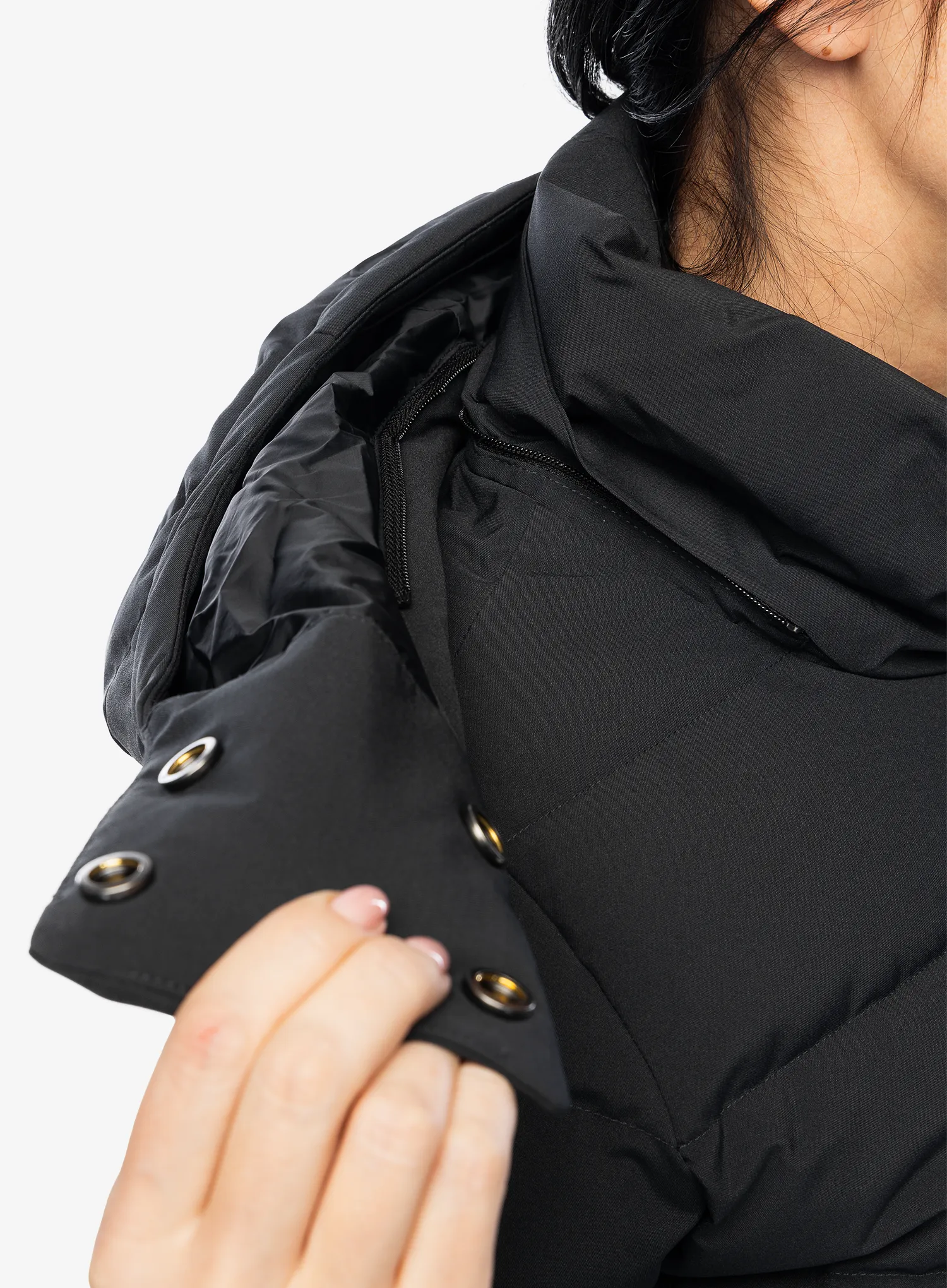 Ženski perjani kaput Marmot Prospect Coat - black/black