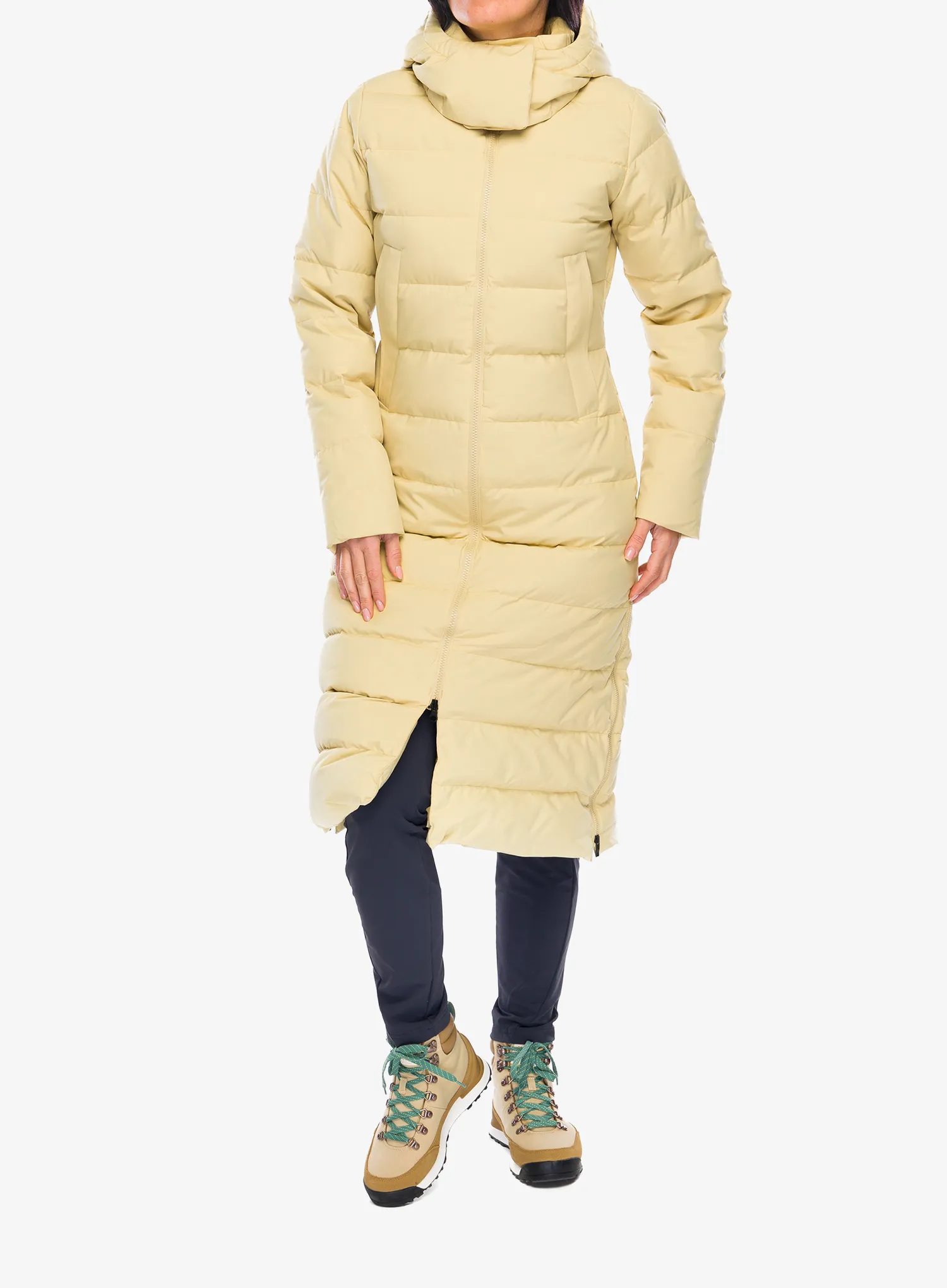 Ženski perjani kaput Marmot Prospect Coat - light oak