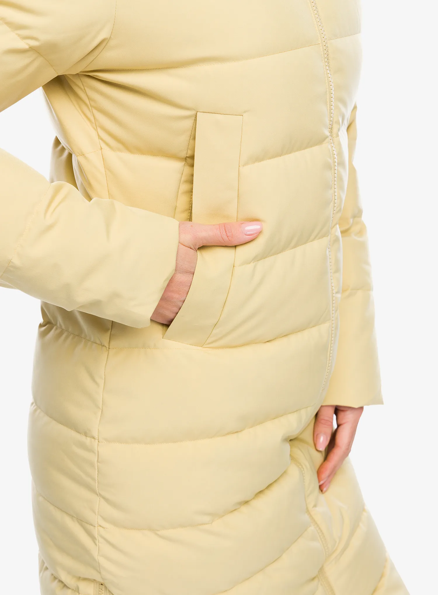 Ženski perjani kaput Marmot Prospect Coat - light oak
