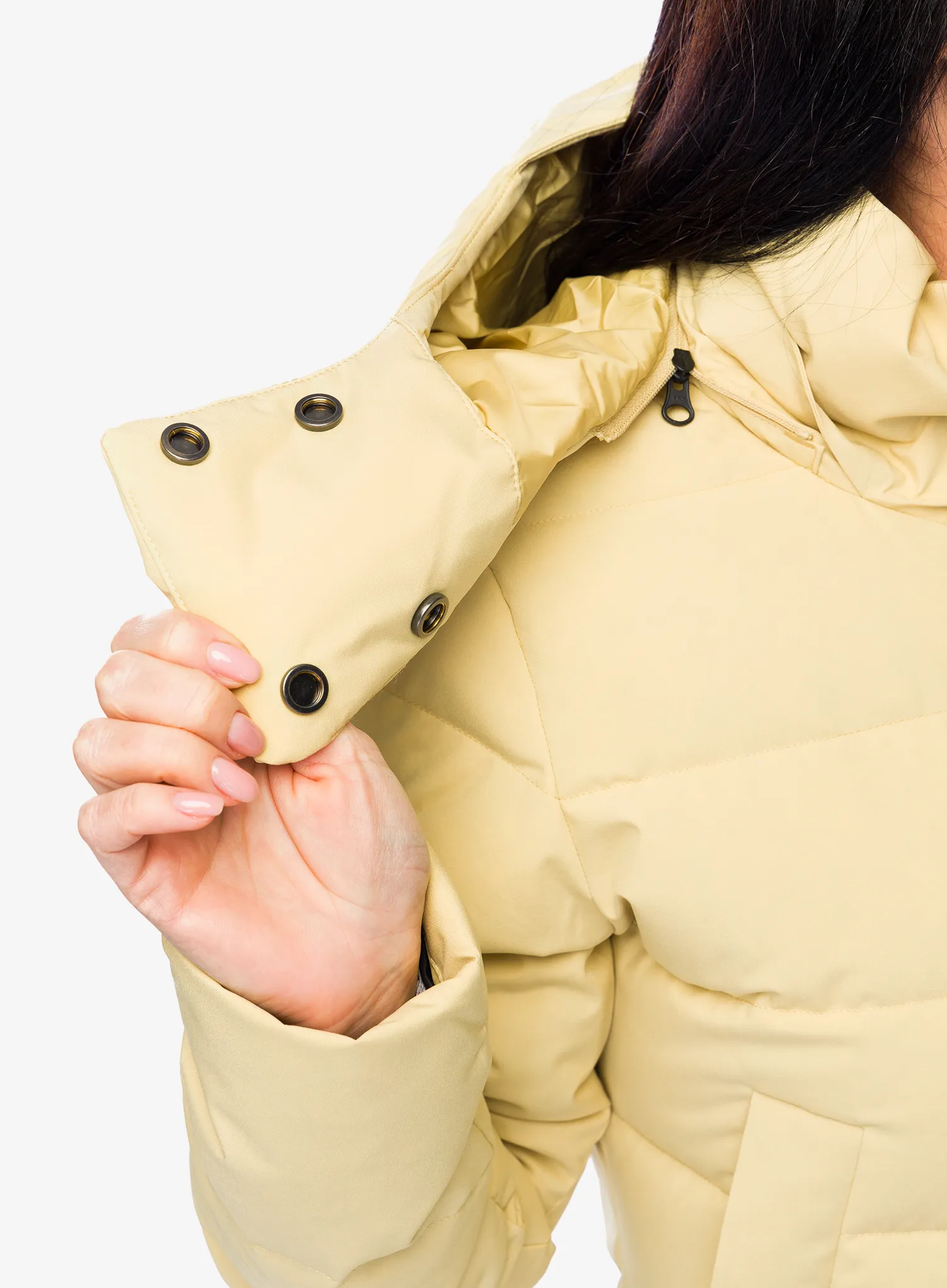 Ženski perjani kaput Marmot Prospect Coat - light oak