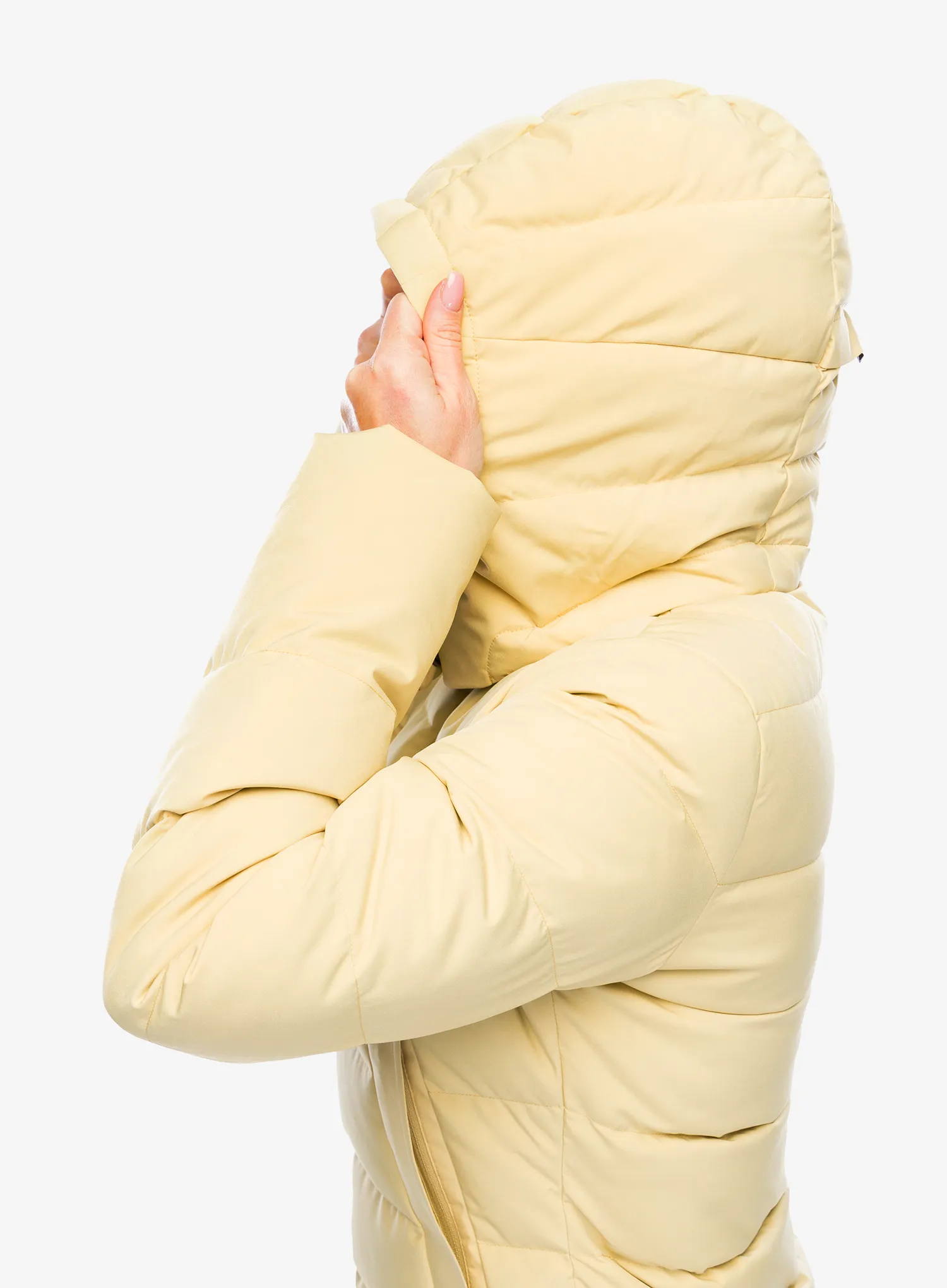 Ženski perjani kaput Marmot Prospect Coat - light oak