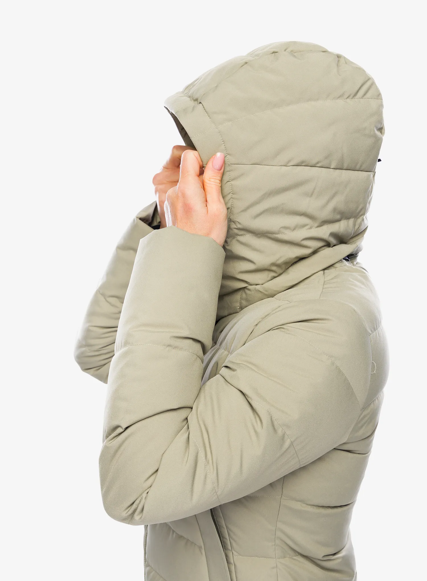 Ženski perjani kaput Marmot Prospect Coat - vetiver
