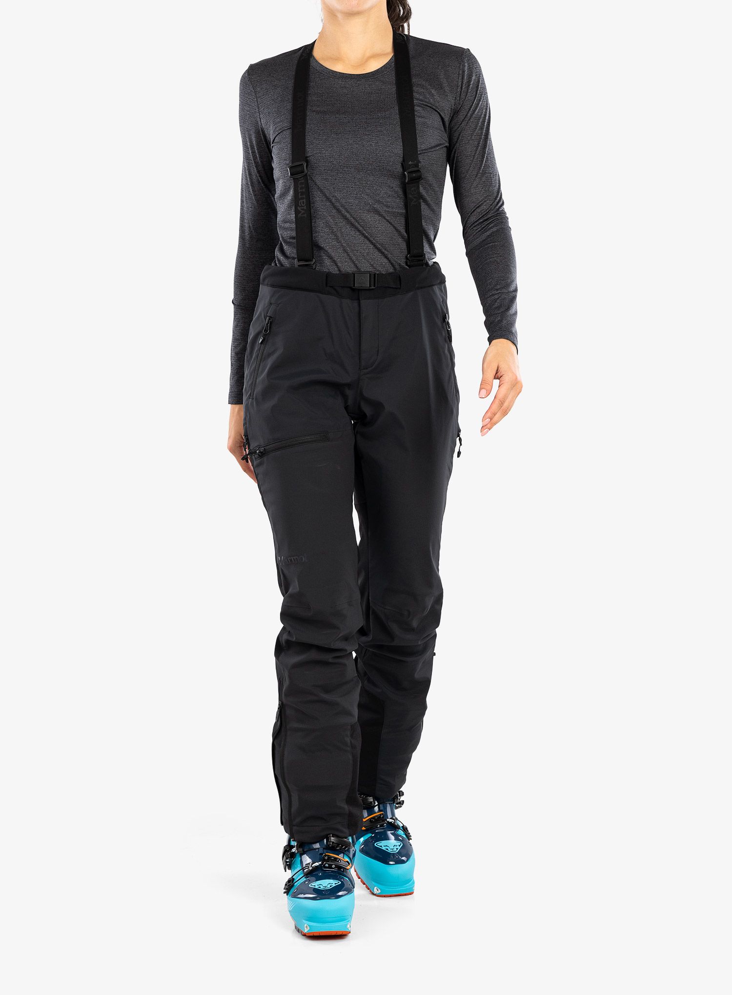 Ženske softshell hlače Marmot ROM GORE-TEX Infinium Pant - black 