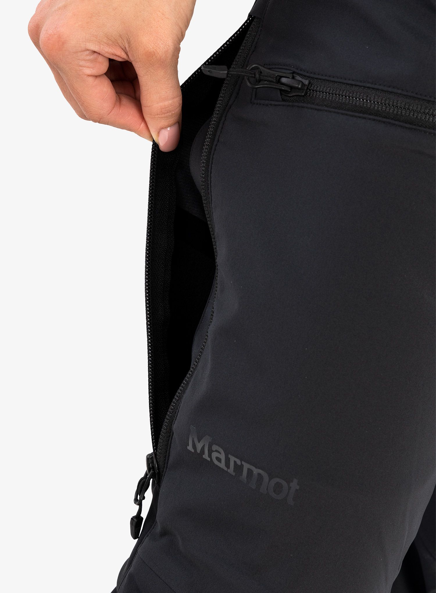 Ženske softshell hlače Marmot ROM GORE-TEX Infinium Pant - black 