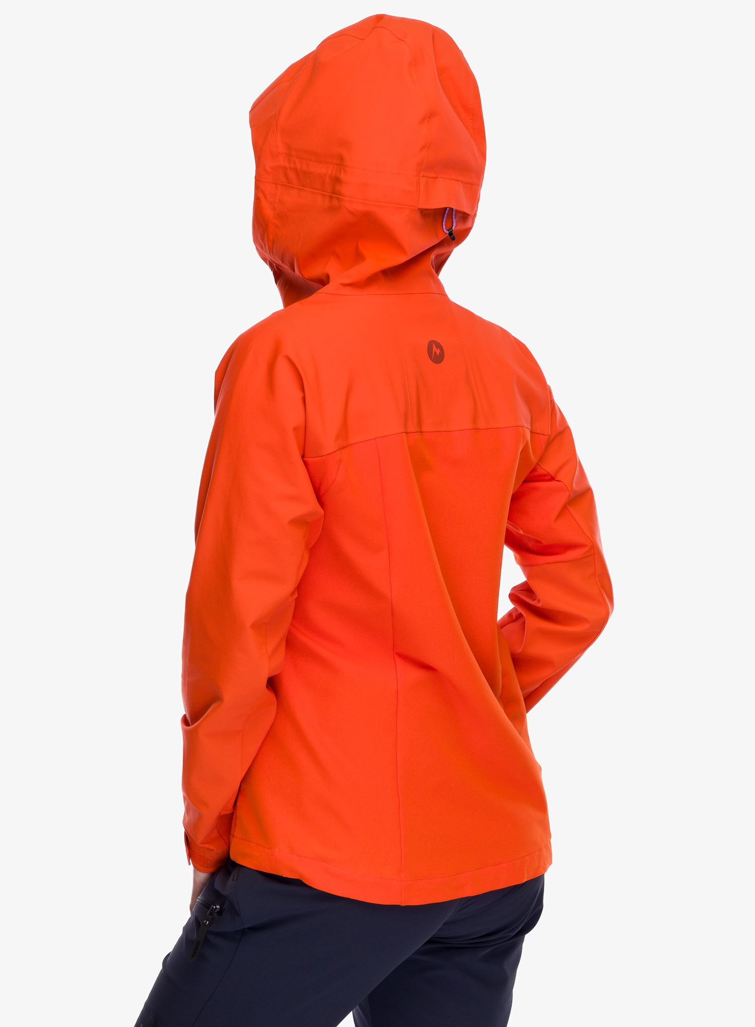 Ženska softshell jakna Marmot ROM Hoody - red sun
