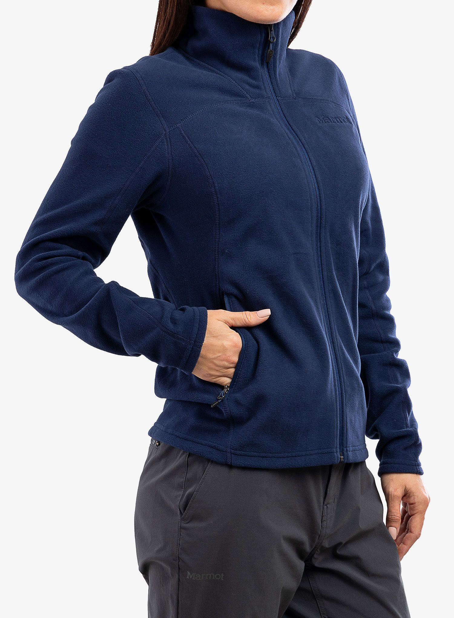 Ženska dukserica na otkopčavanje Marmot Reactor Polartec Jacket - arctic navy 