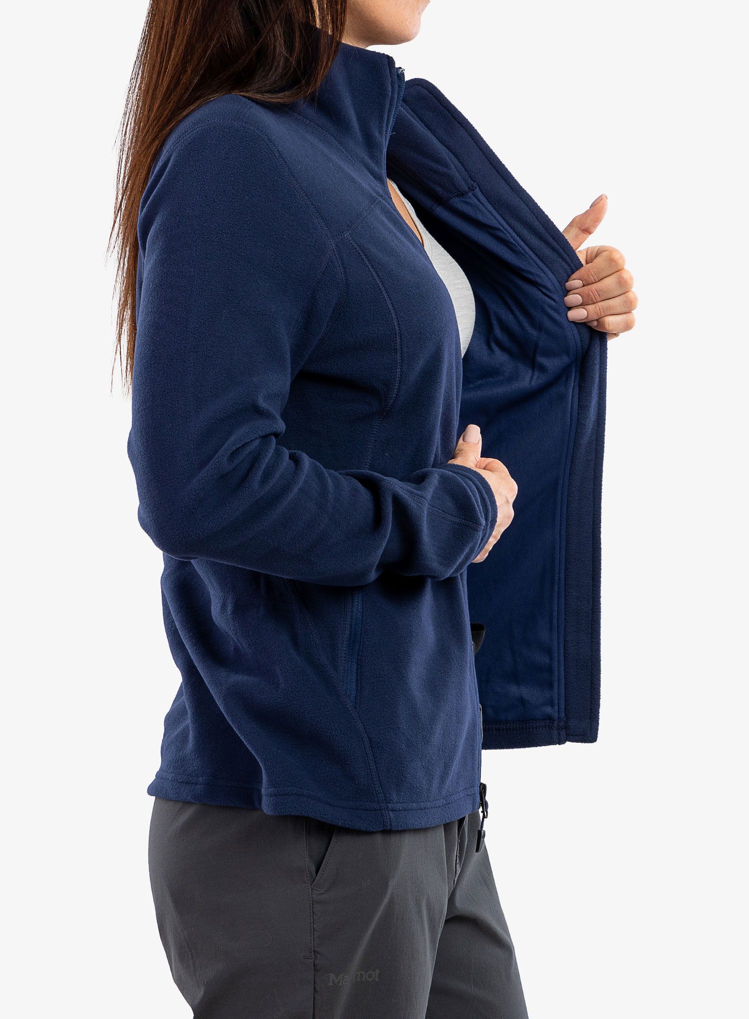 Ženska dukserica na otkopčavanje Marmot Reactor Polartec Jacket - arctic navy 