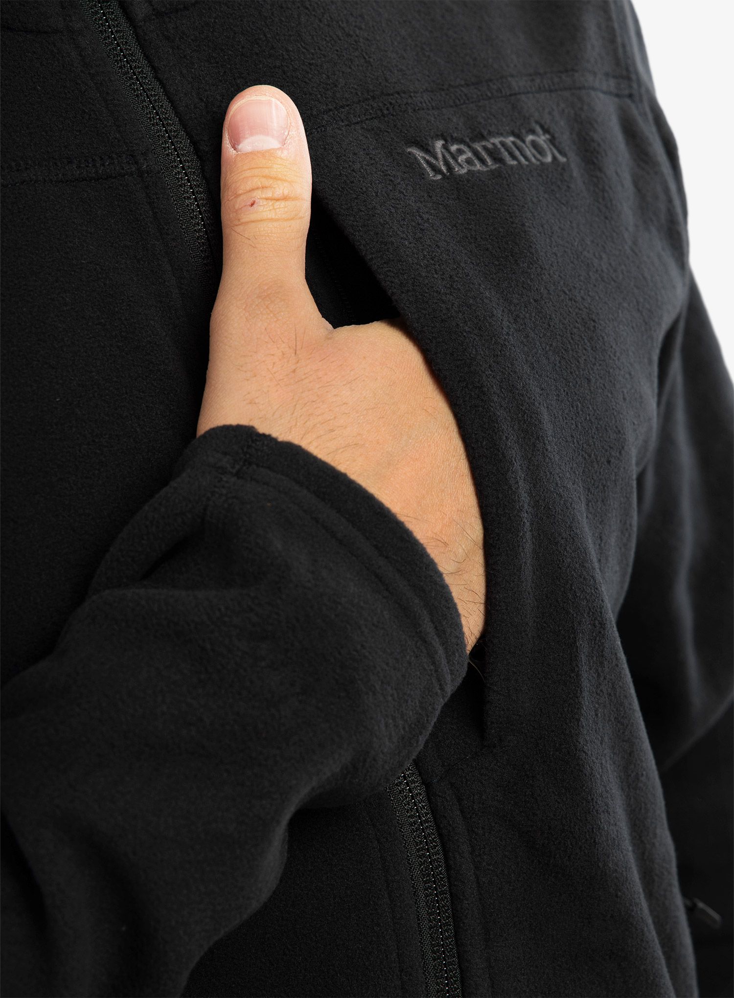 Dukserica od flisa Marmot Reactor Polartec Jacket - black 