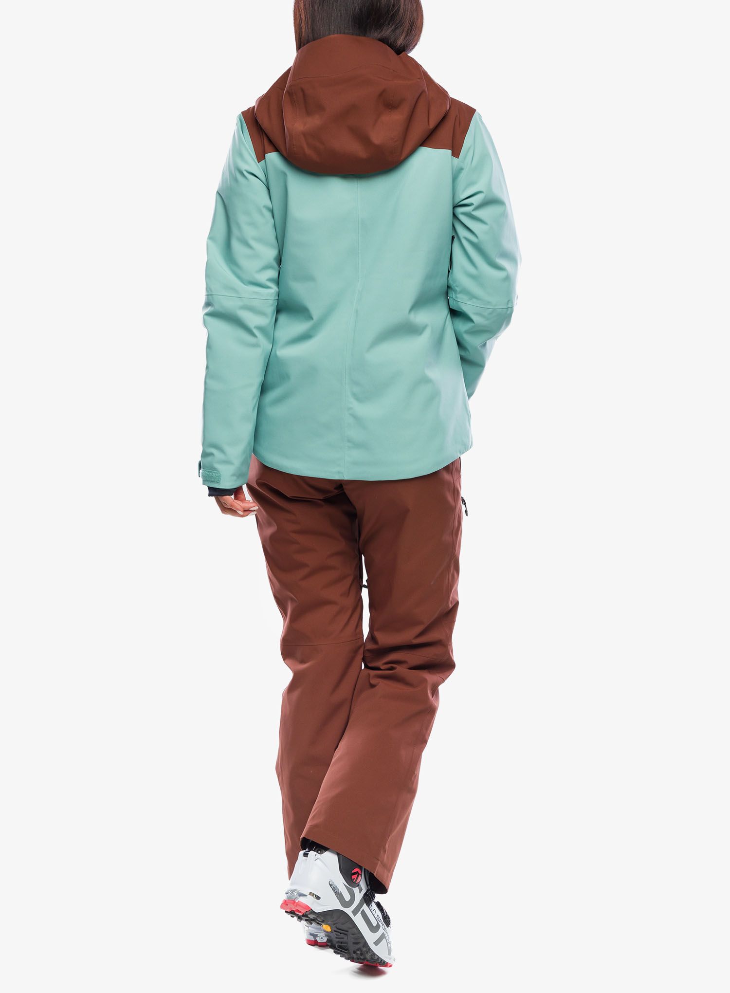 Ženska skijaška jakna Marmot Refuge Jacket - chocolate/blue agave