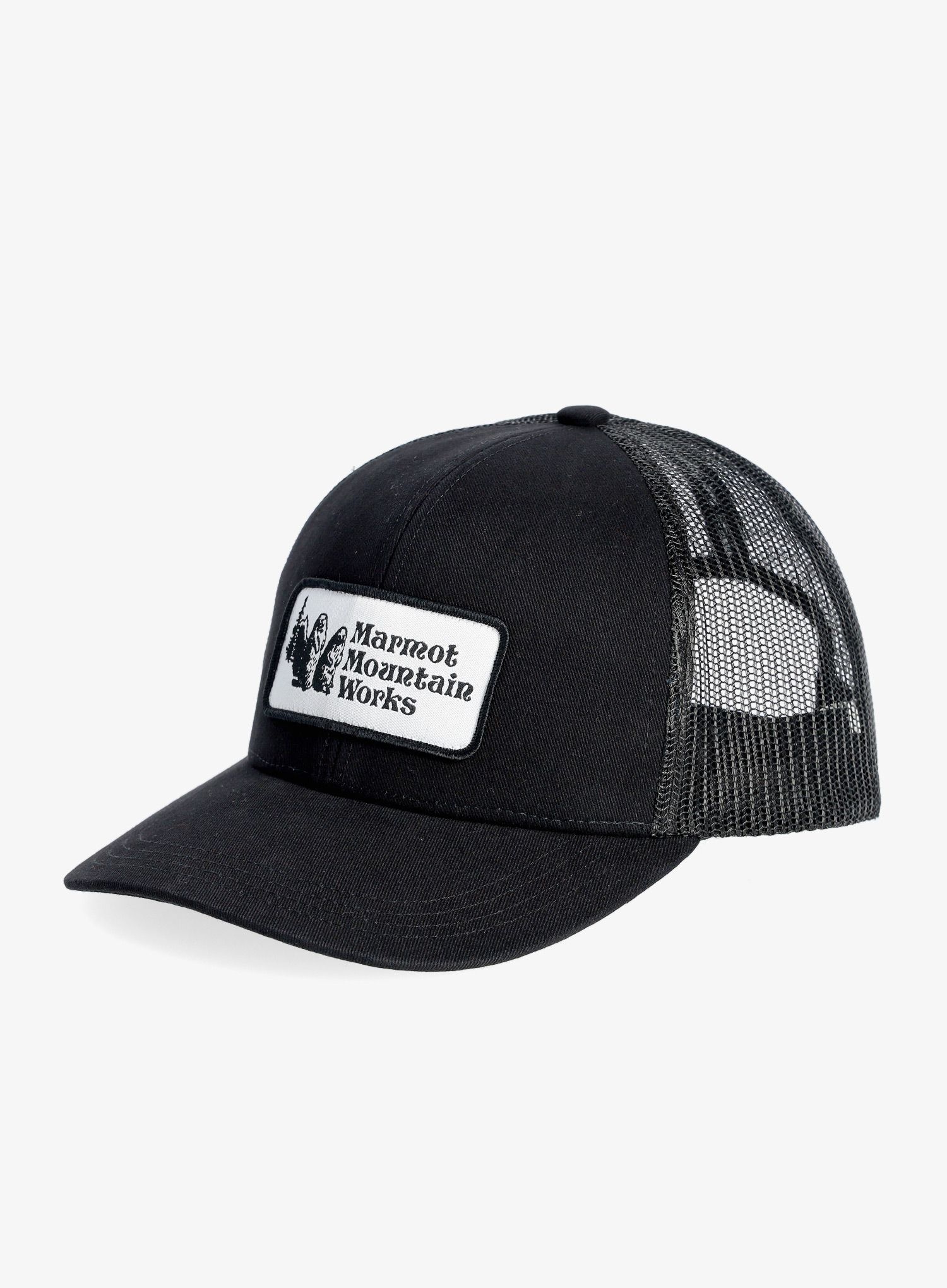 Kačket Marmot Retro Trucker Hat - black/black