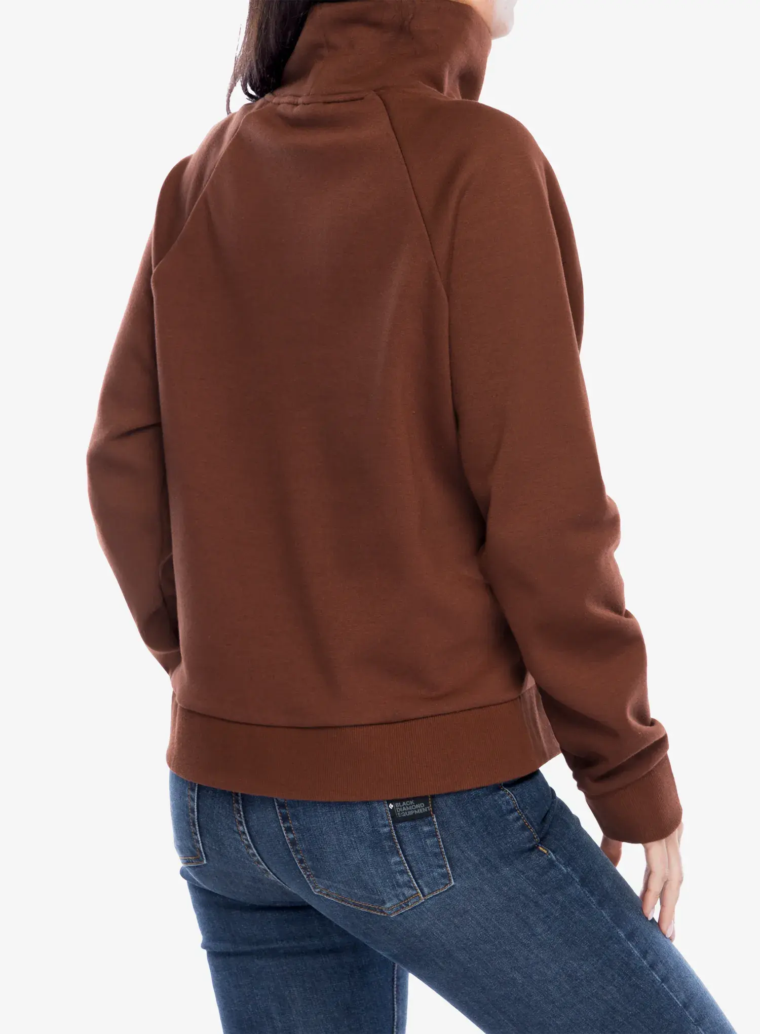 Ženska dukserica Marmot Rowan Funnel Neck - chocolate