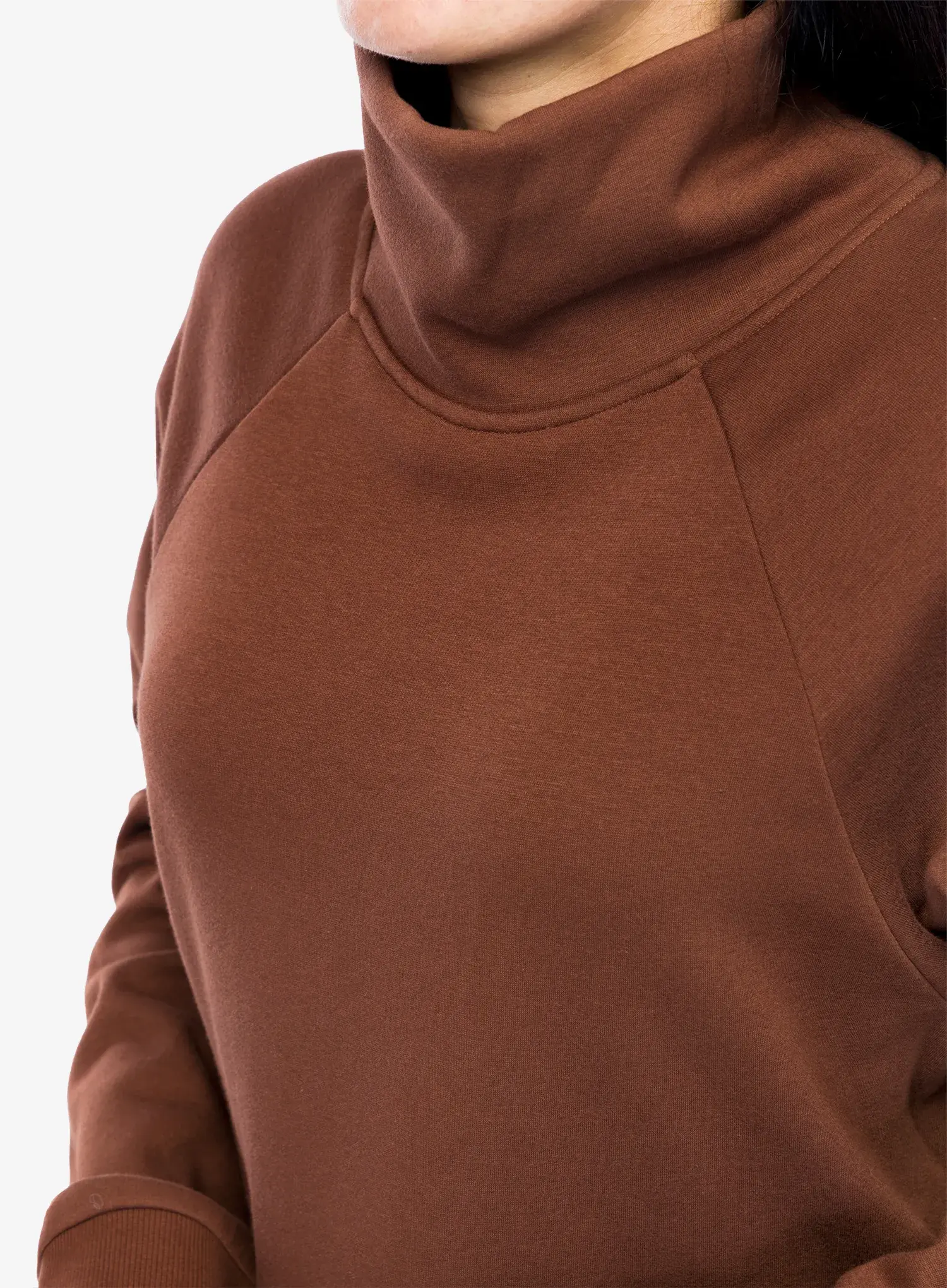 Ženska dukserica Marmot Rowan Funnel Neck - chocolate