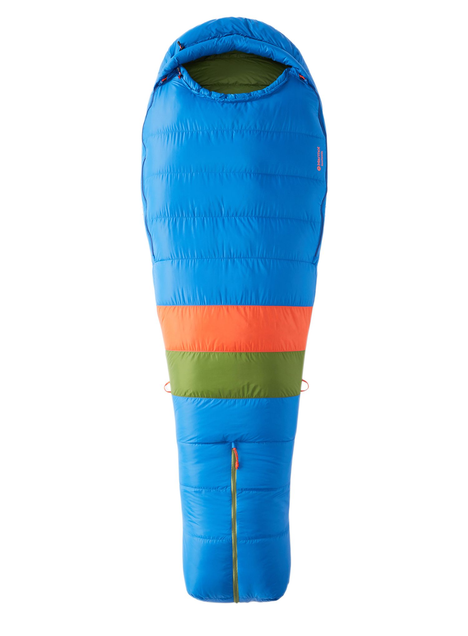Perjana vreća za spavanje Marmot Sawtooth Long (198 cm) - dark azure/foliage