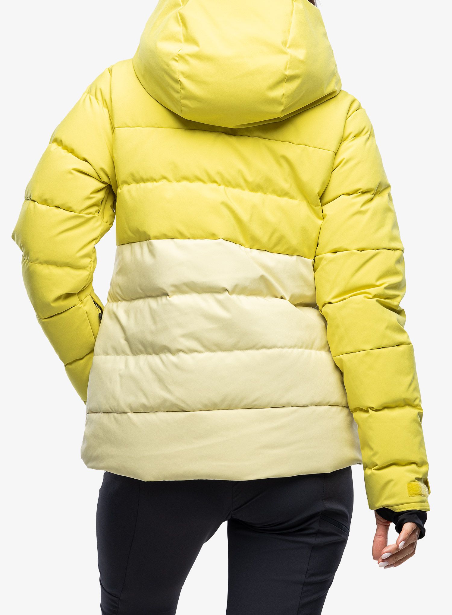 Ženska perjana jakna Marmot Slingshot Jacket - limelight/wheat