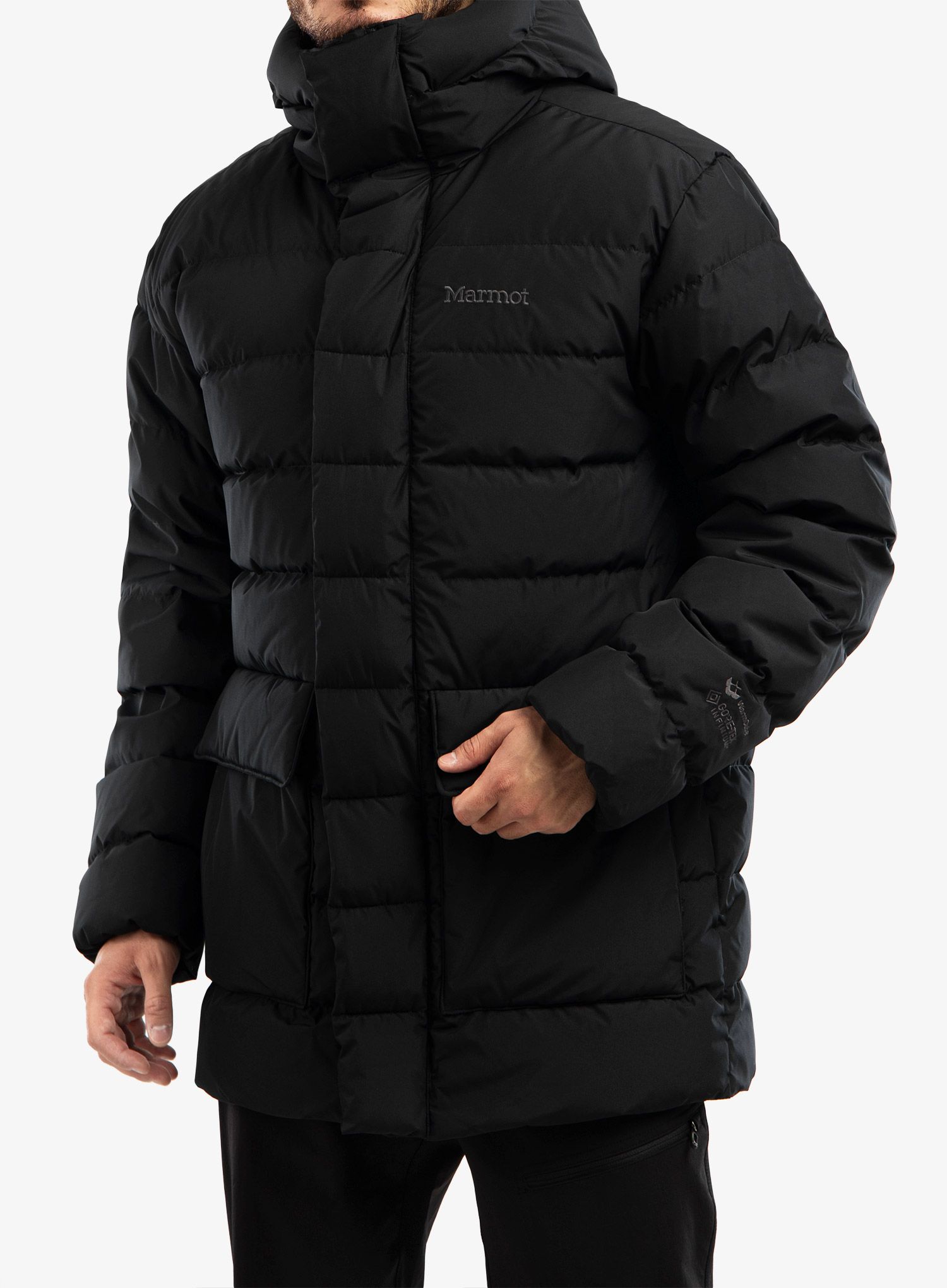 Perjani kaput Marmot WarmCube GORE-TEX Golden Mantle Jacket - black