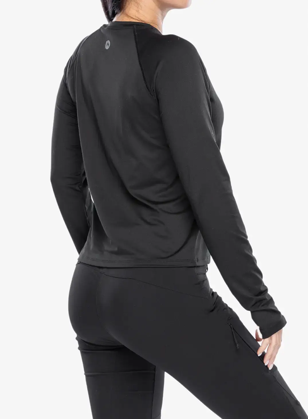 Ženska dukserica bez kapuljače Marmot Windridge LS - black