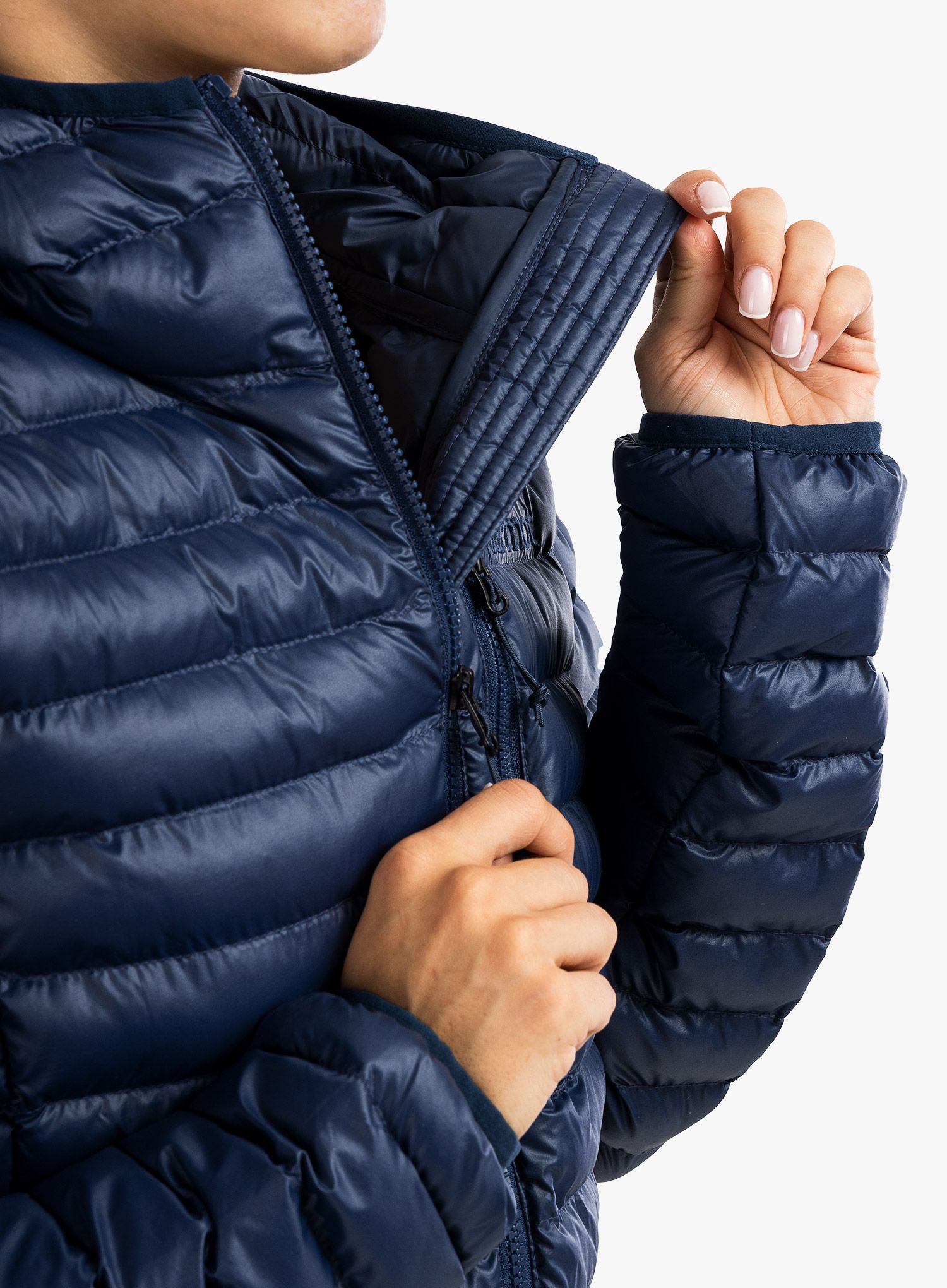 Ženski kaput Marmot Echo Featherless Long Jacket - arctic navy shiny