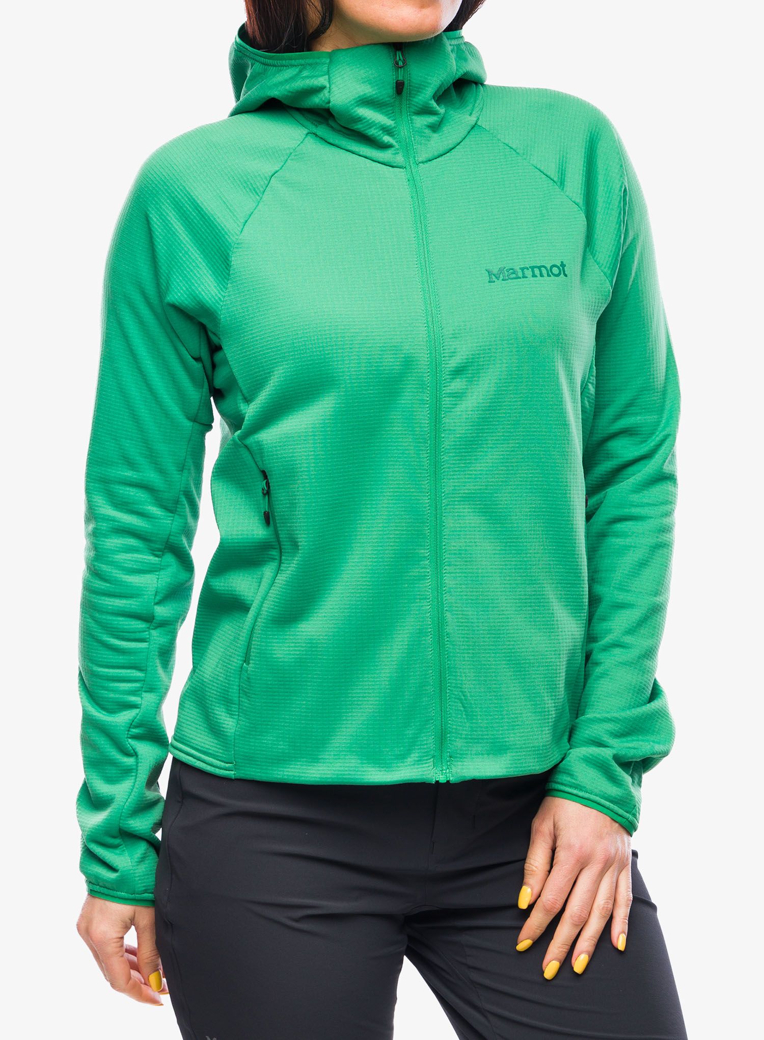 Ženska dukserica od flisa Marmot Leconte Fleece Hoody - clover