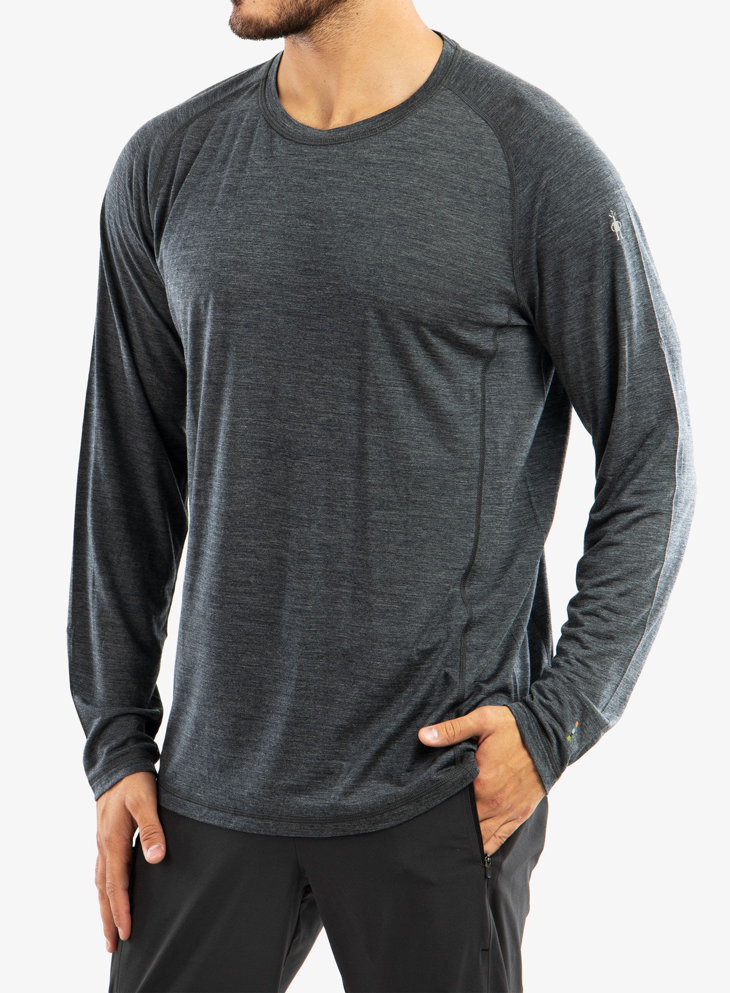 Dukserica Smartwool Merino Sport Ultralite L/S - charcoal