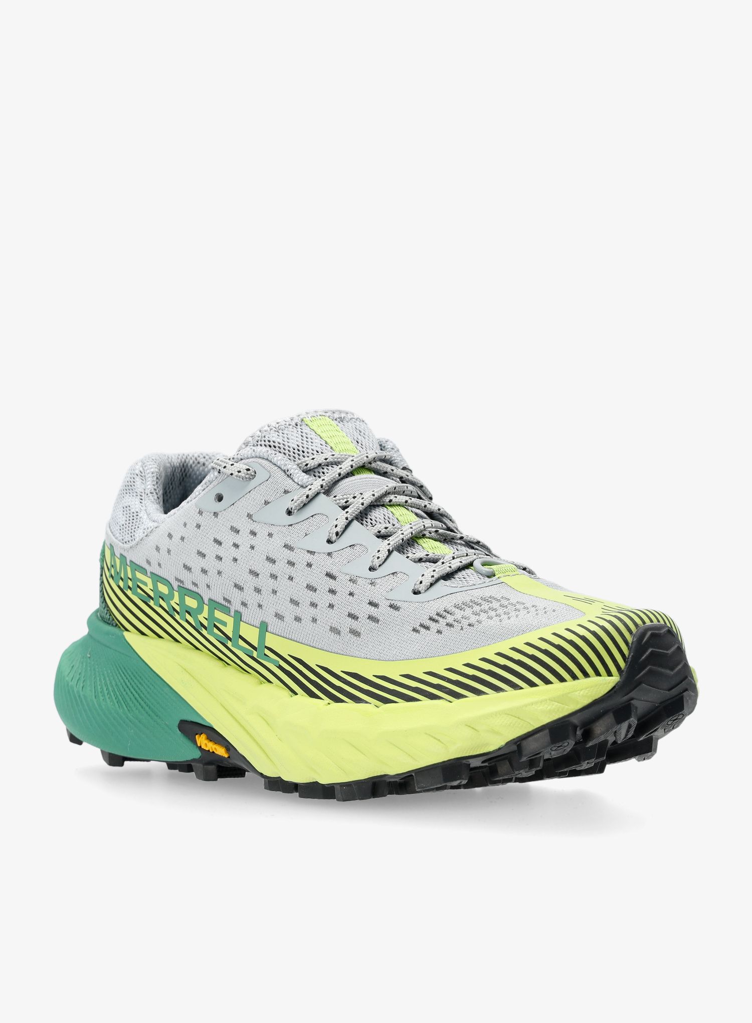 Ženske trail tenisice Merrell Agility Peak 5 - highrise/celery