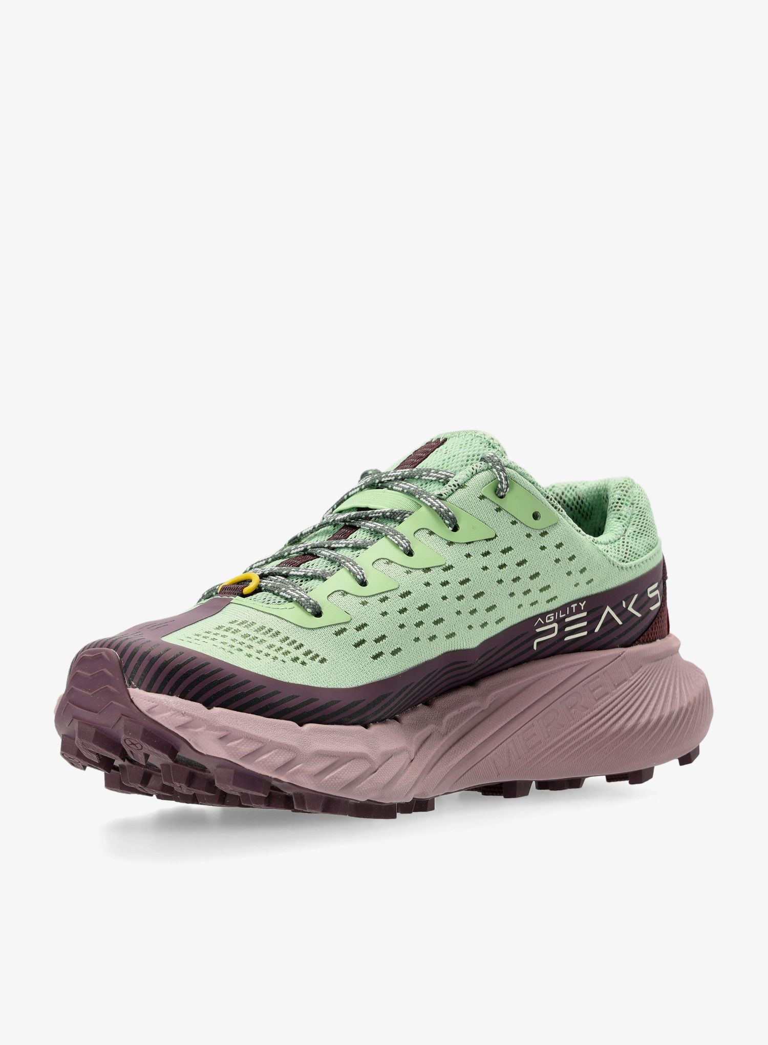 Ženske tenisice za trčanje Merrell Agility Peak 5 - pear/burgundy