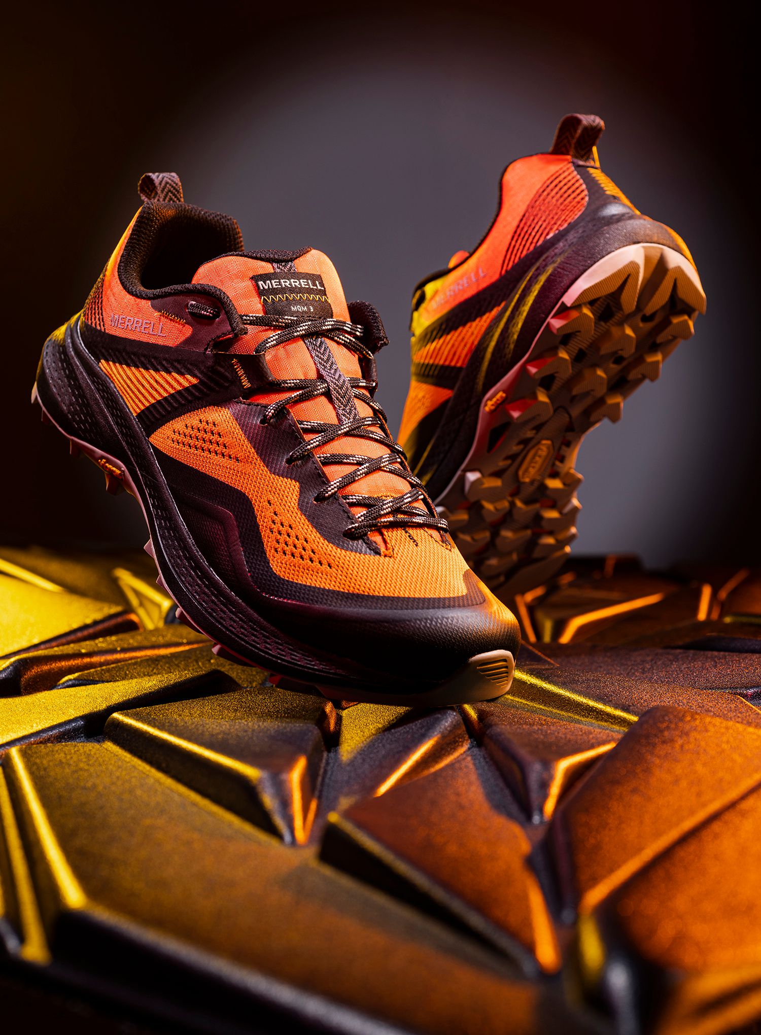 Muške planinarske cipele Merrell MQM 3 - tangerine