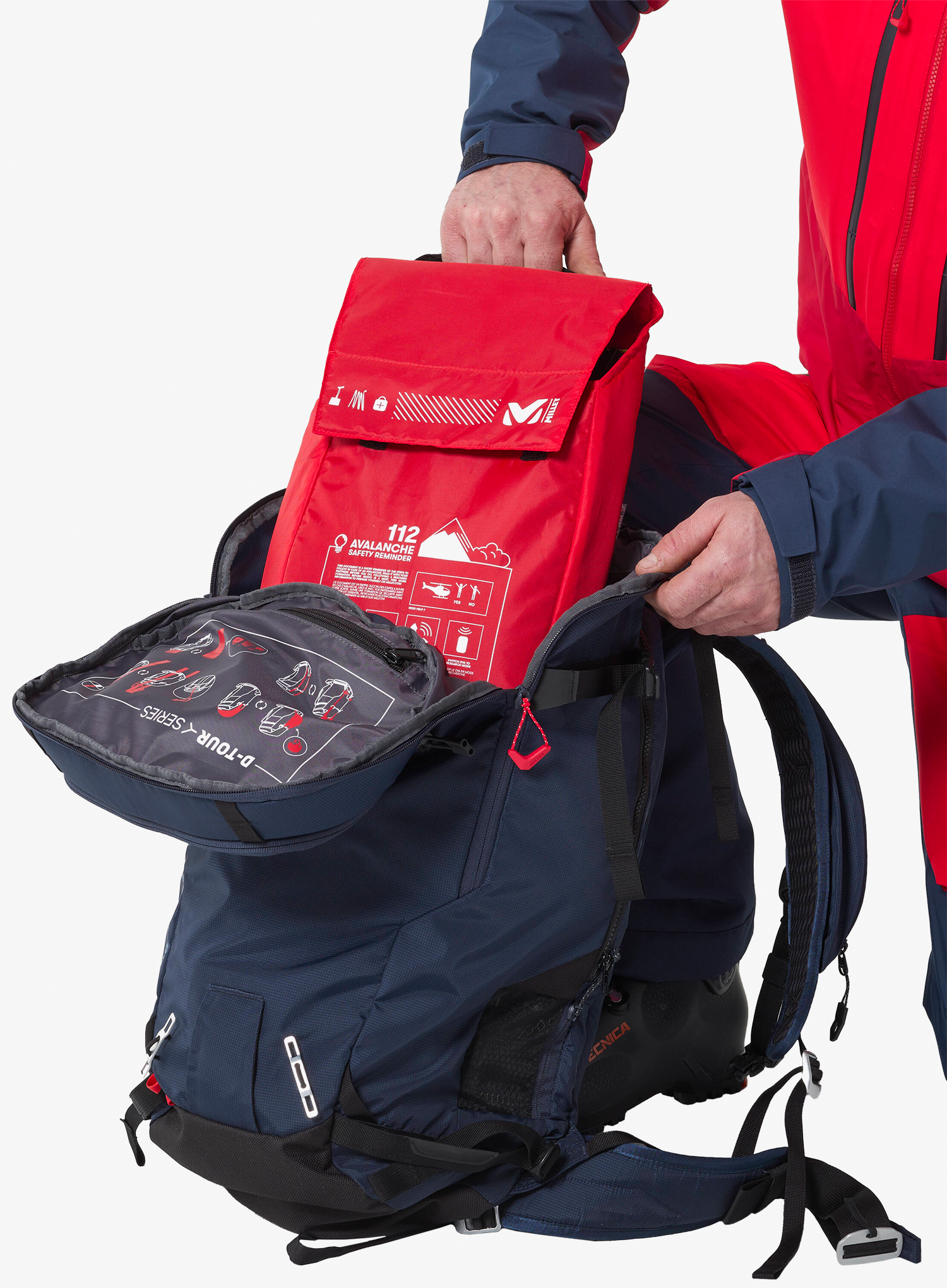 Lavinski ruksak Millet D-Tour 30 E2 - saphir