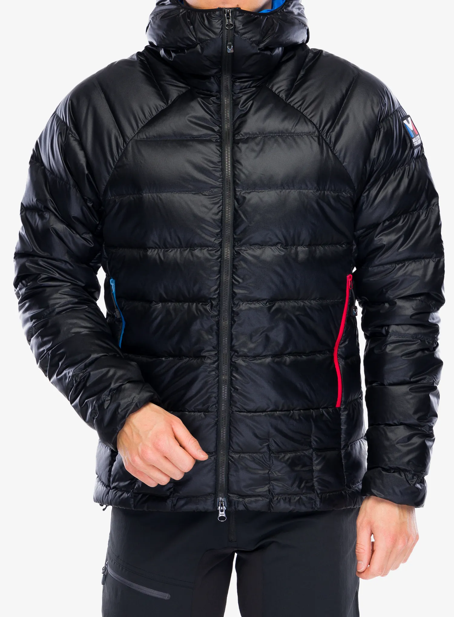 Pernata jakna Millet Trilogy Icon Down Hooded - black