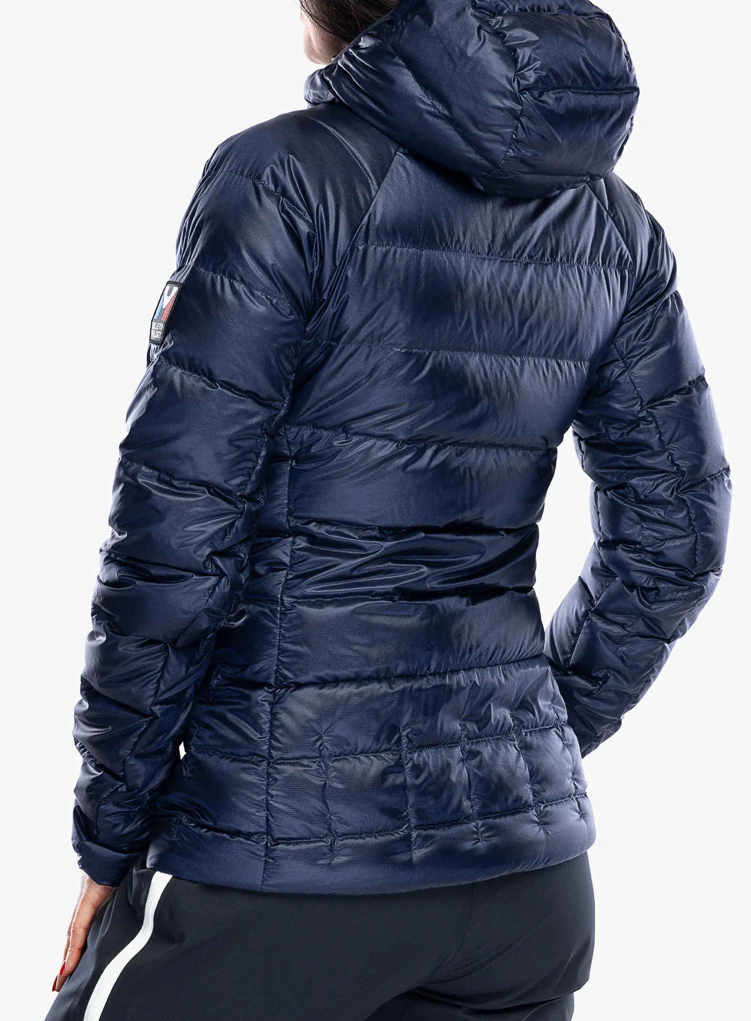 Ženska perjana jakna Millet Trilogy Icon Down Hooded - saphir