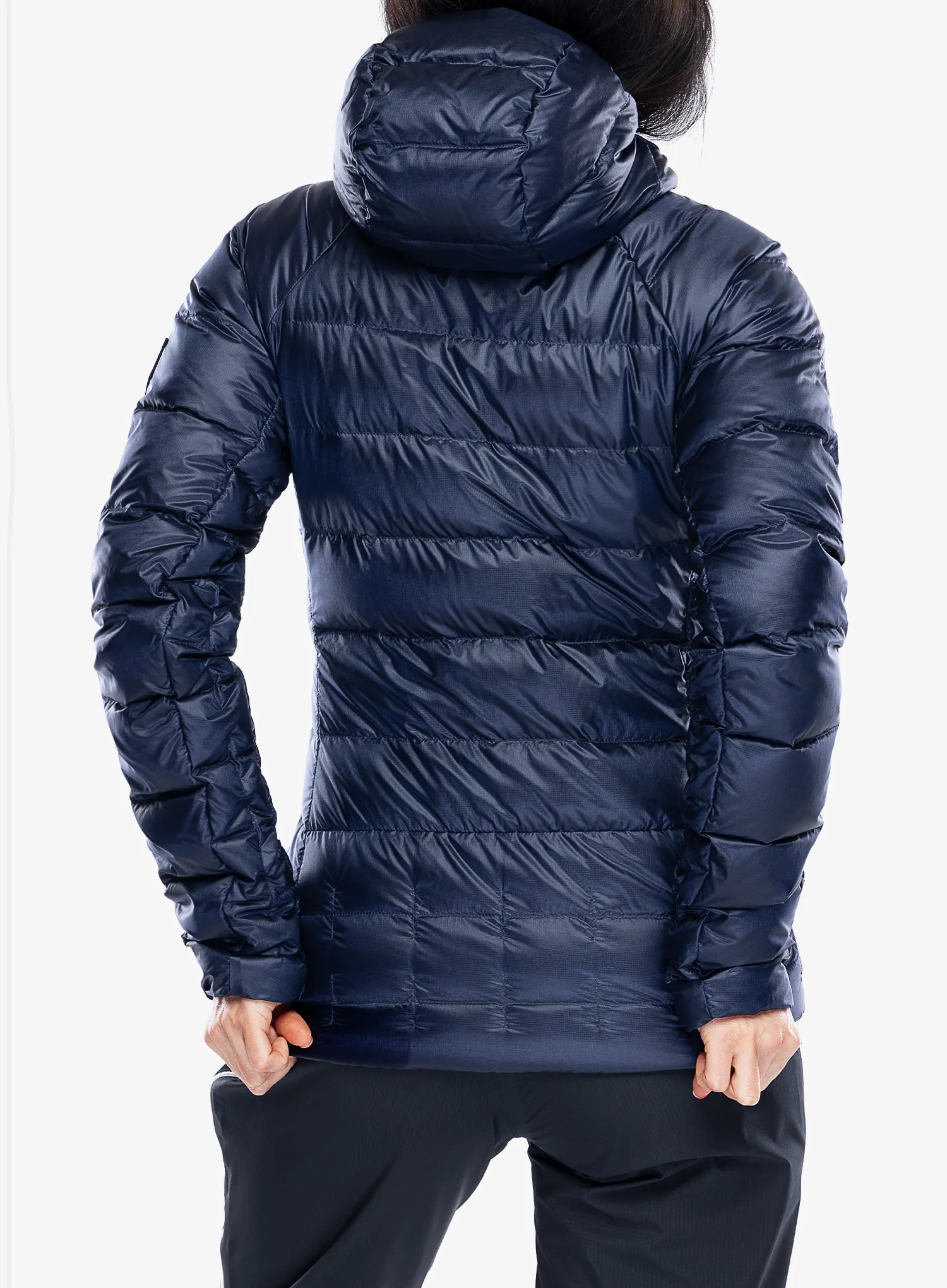 Ženska perjana jakna Millet Trilogy Icon Down Hooded - saphir