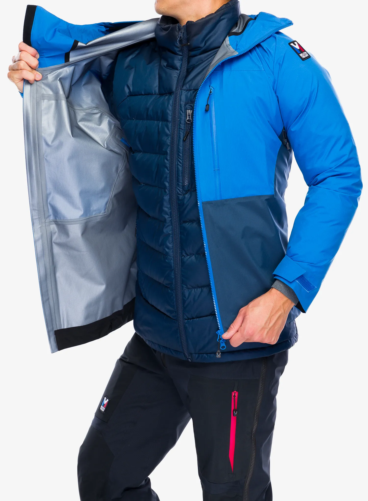 Kišna jakna Millet Trilogy Icon Light GTX 3L Jacket - dark denim/icon blue