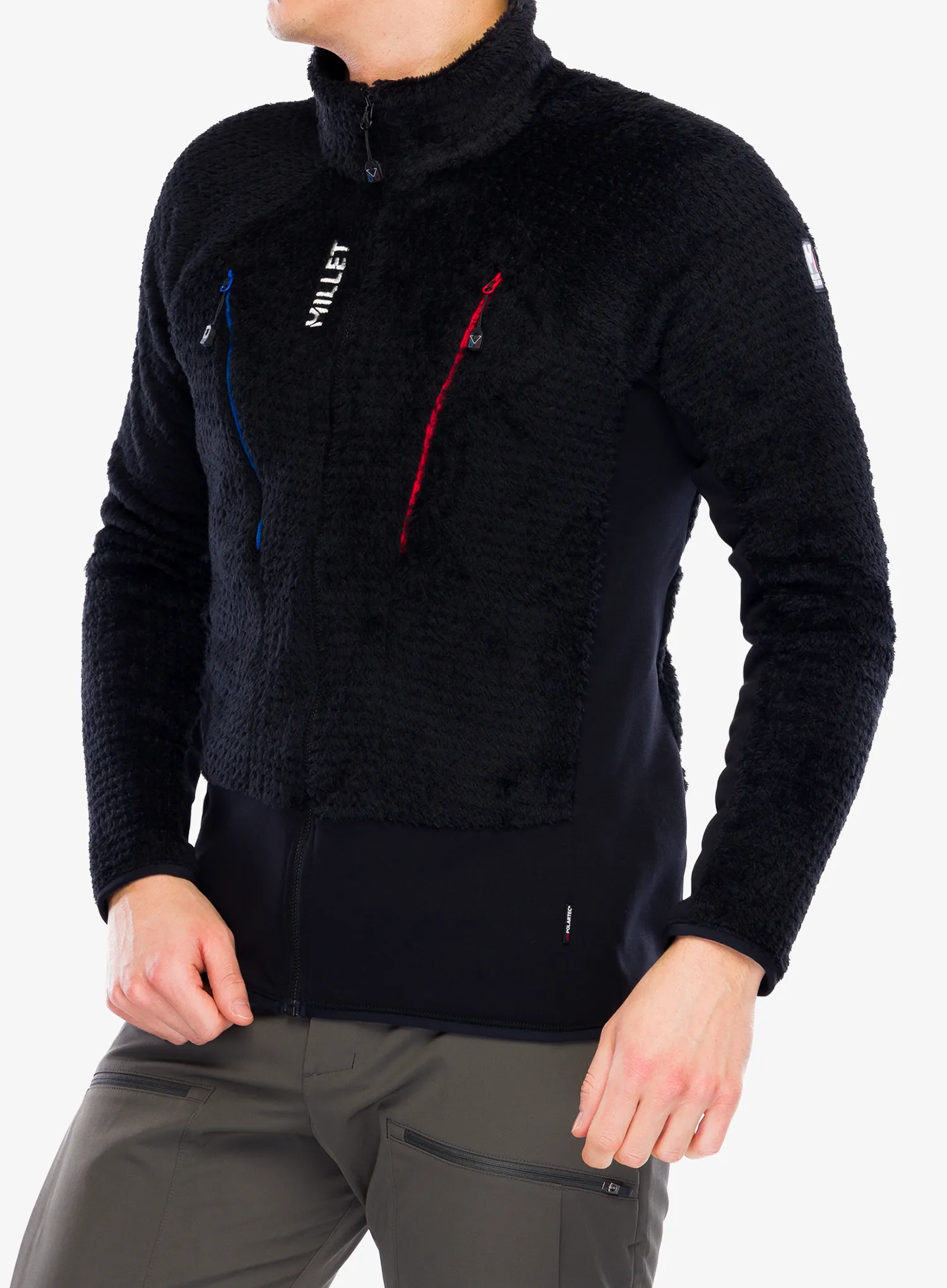 Jakna od flisa Millet Trilogy Icon X Loft Jacket - black