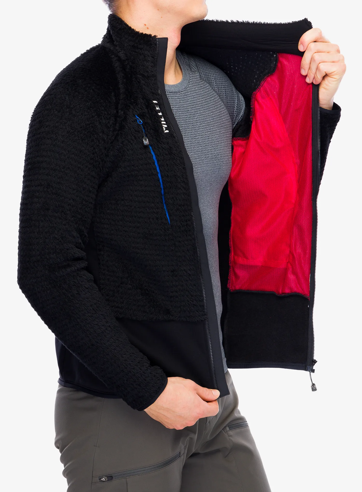 Jakna od flisa Millet Trilogy Icon X Loft Jacket - black