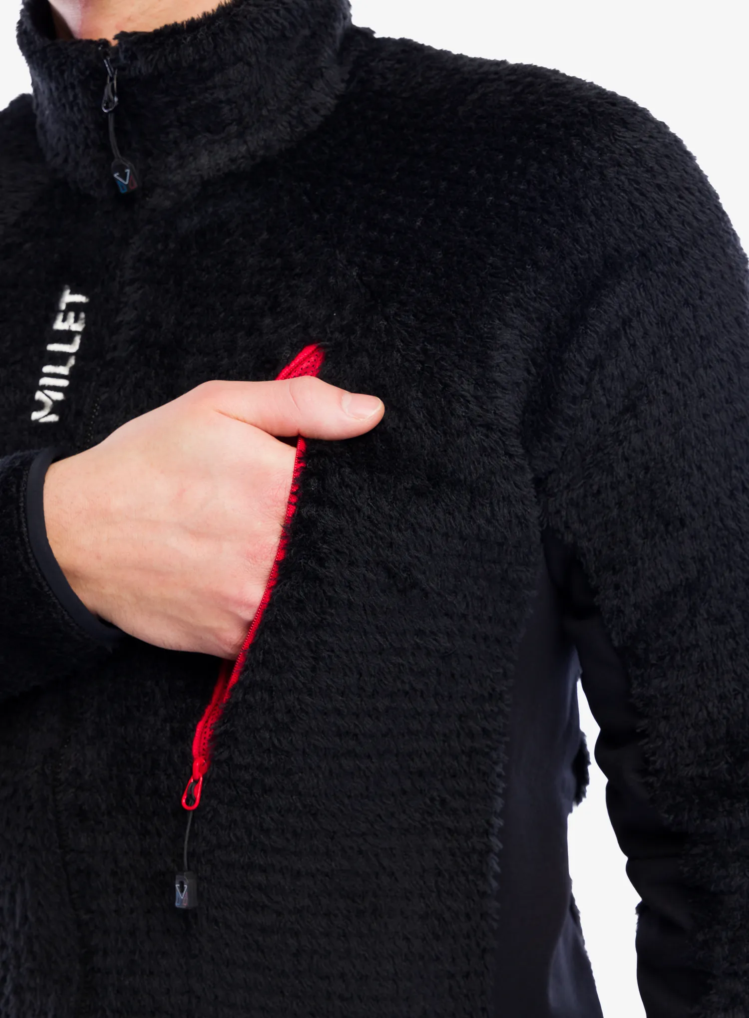 Jakna od flisa Millet Trilogy Icon X Loft Jacket - black