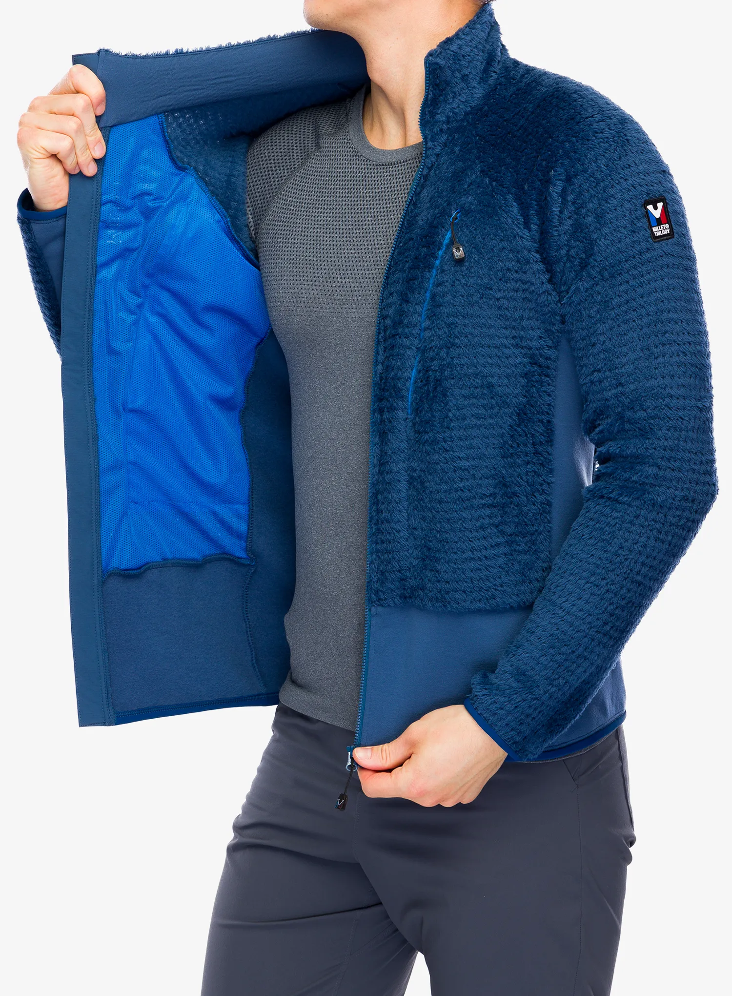 Jakna od flisa Millet Trilogy Icon X Loft Jacket - dark denim