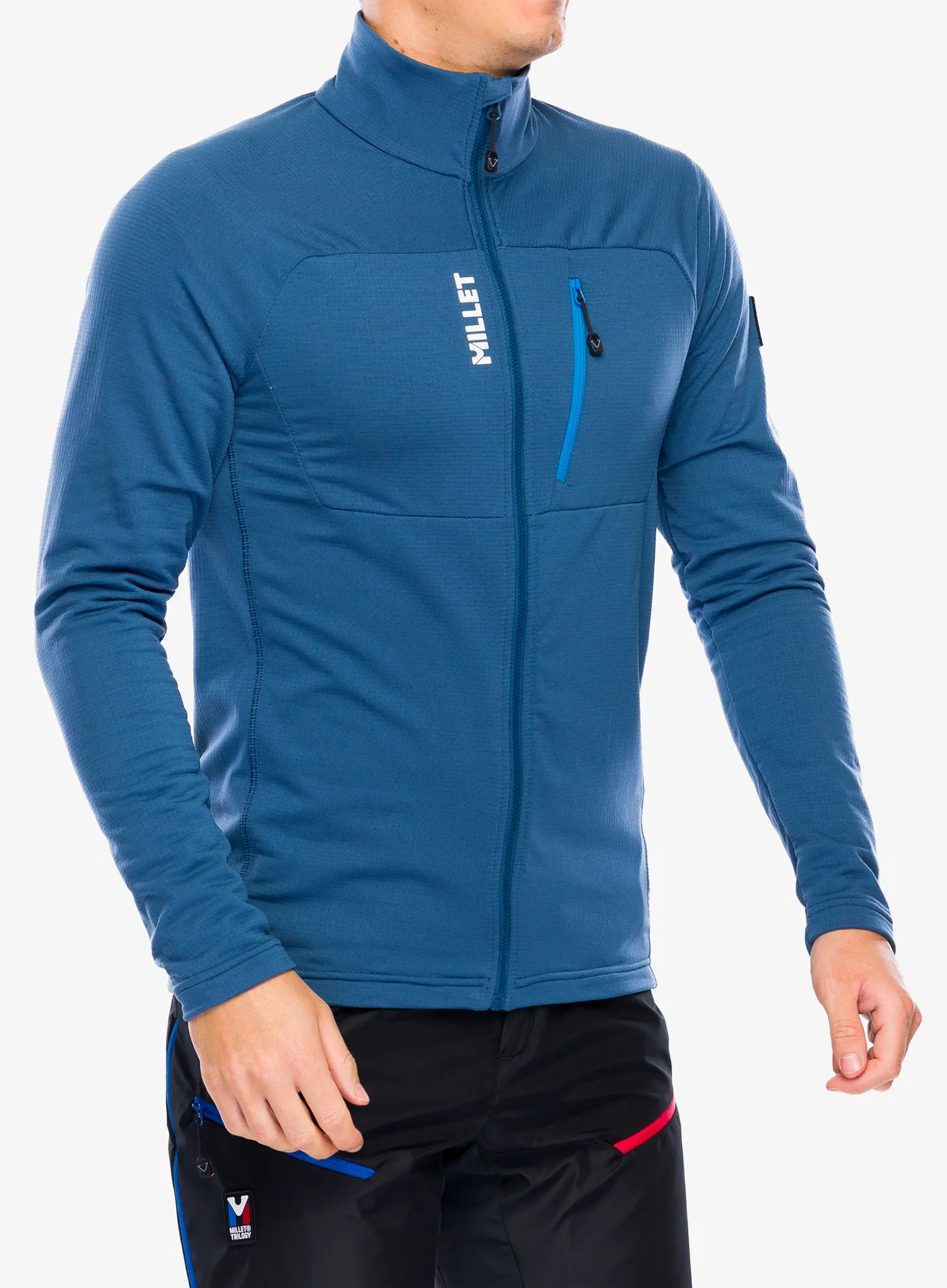Dukserica od flisa Millet Trilogy Light Grid Jacket - dark denim