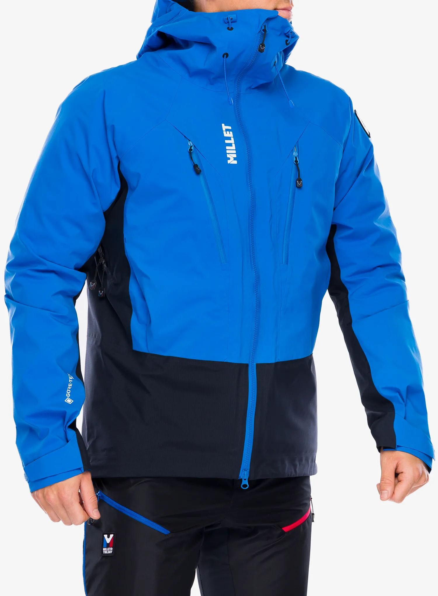 Kišna jakna Millet Trilogy V Icon GTX Pro Jacket - black/icon blue