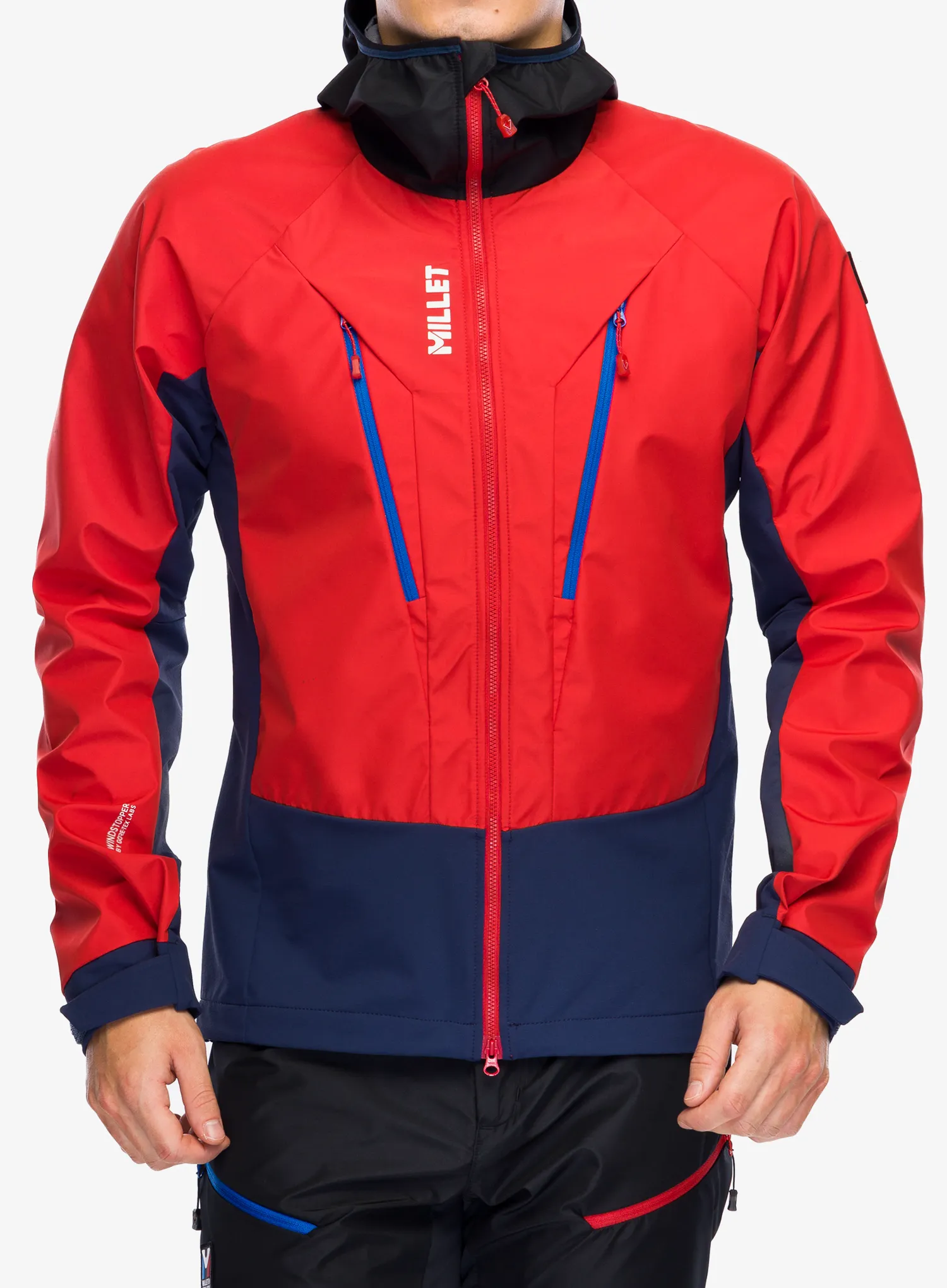 Softshell jakna Millet Trilogy V Icon INFINIUM Jacket - saphir/rouge