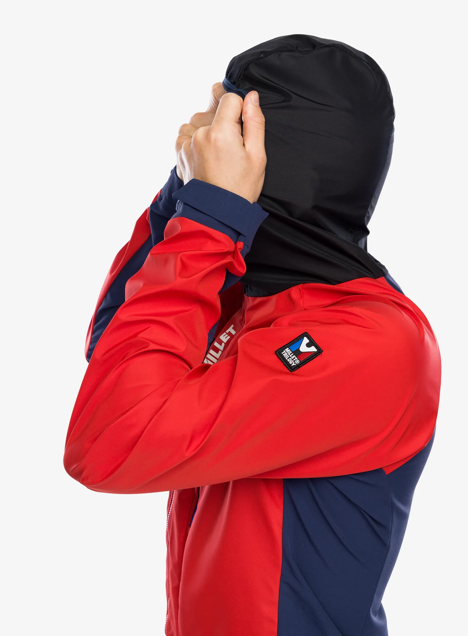Softshell jakna Millet Trilogy V Icon INFINIUM Jacket - saphir/rouge