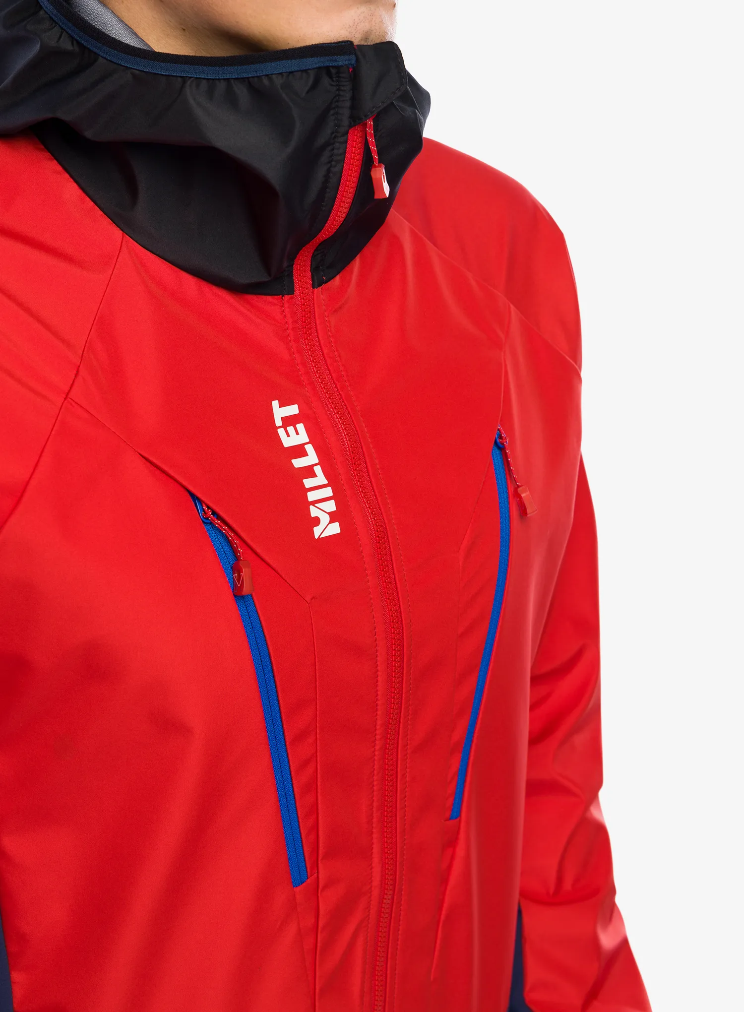 Softshell jakna Millet Trilogy V Icon INFINIUM Jacket - saphir/rouge