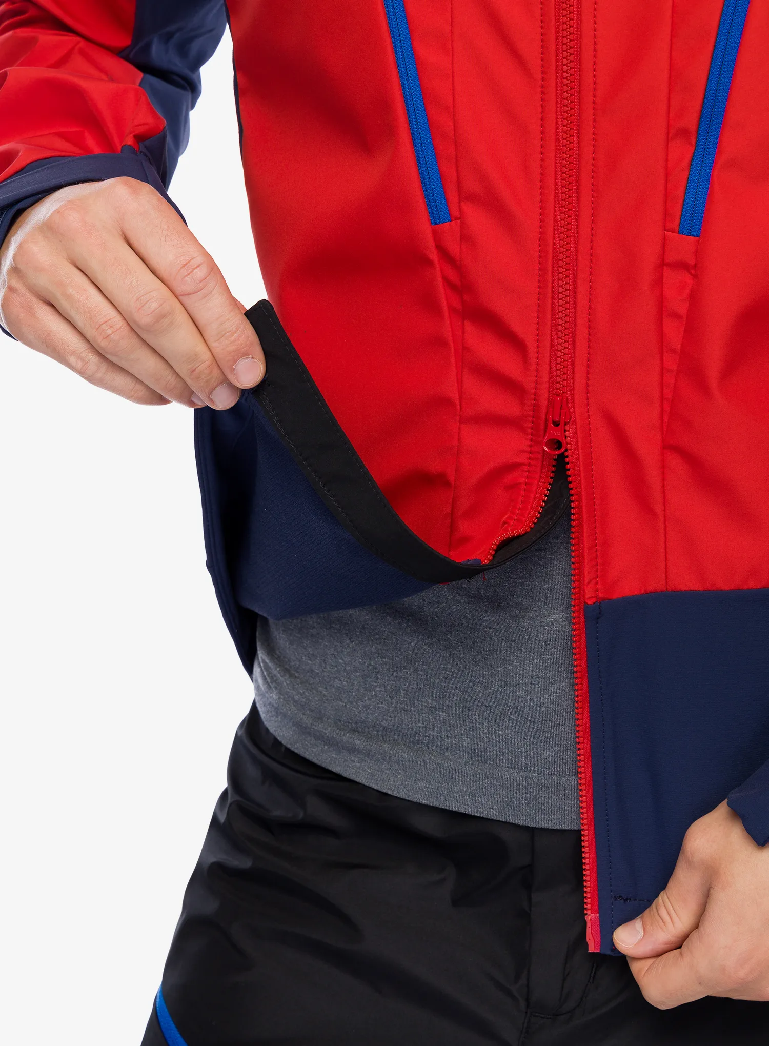 Softshell jakna Millet Trilogy V Icon INFINIUM Jacket - saphir/rouge