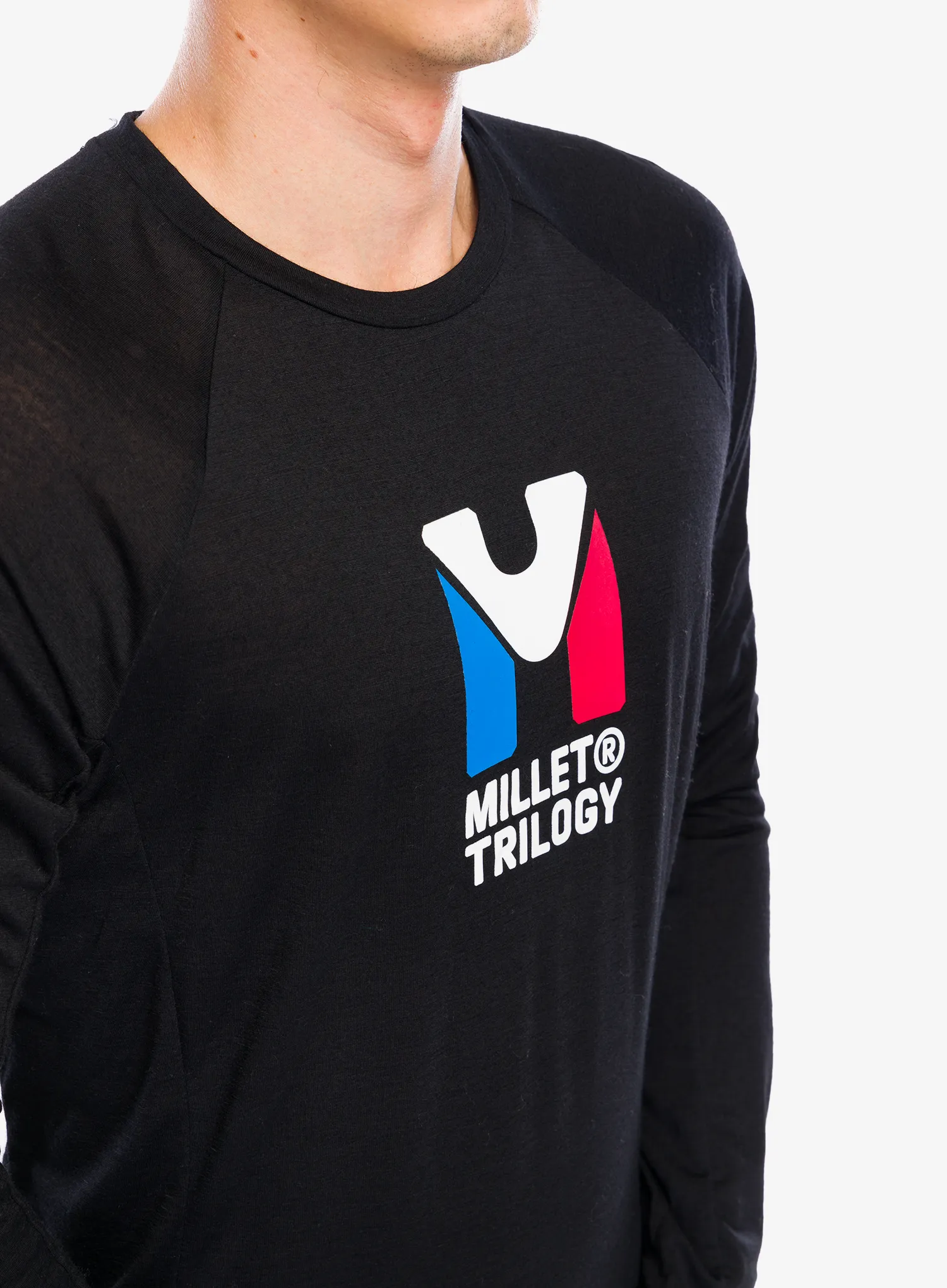 Majica dugih rukava Millet Trilogy Wool TS LS - black